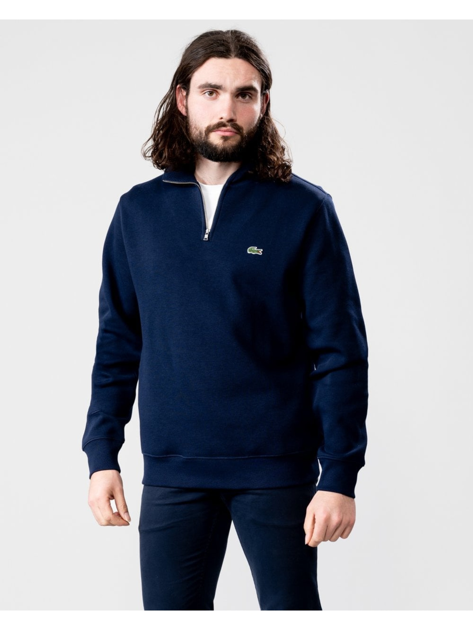 Lacoste Men's   Midnight Dark Blue Sweatshirt in Size XL, BrandAlley
