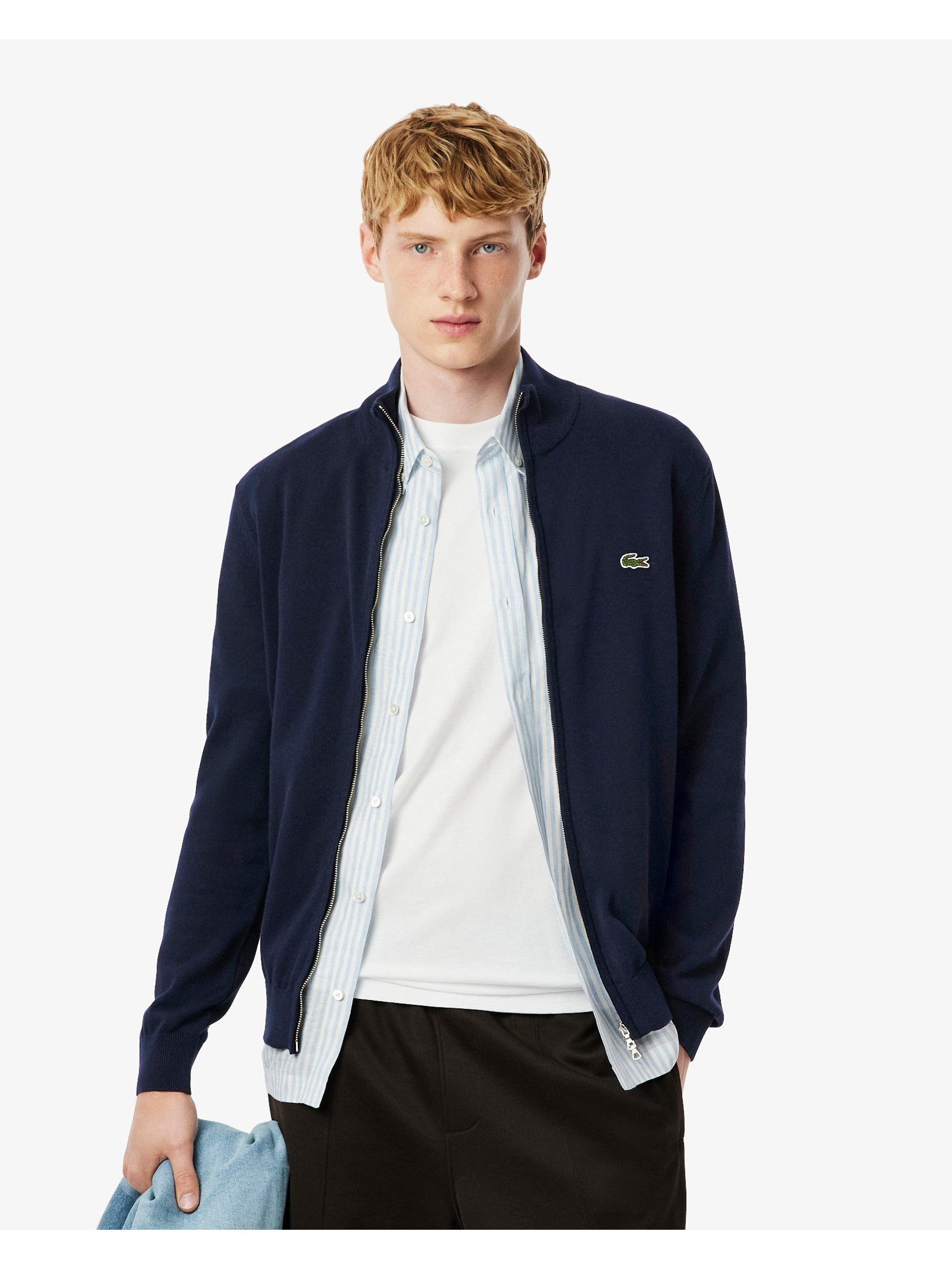 Lacoste Men's   Midnight Dark Blue Sweatshirt in Size XL, BrandAlley
