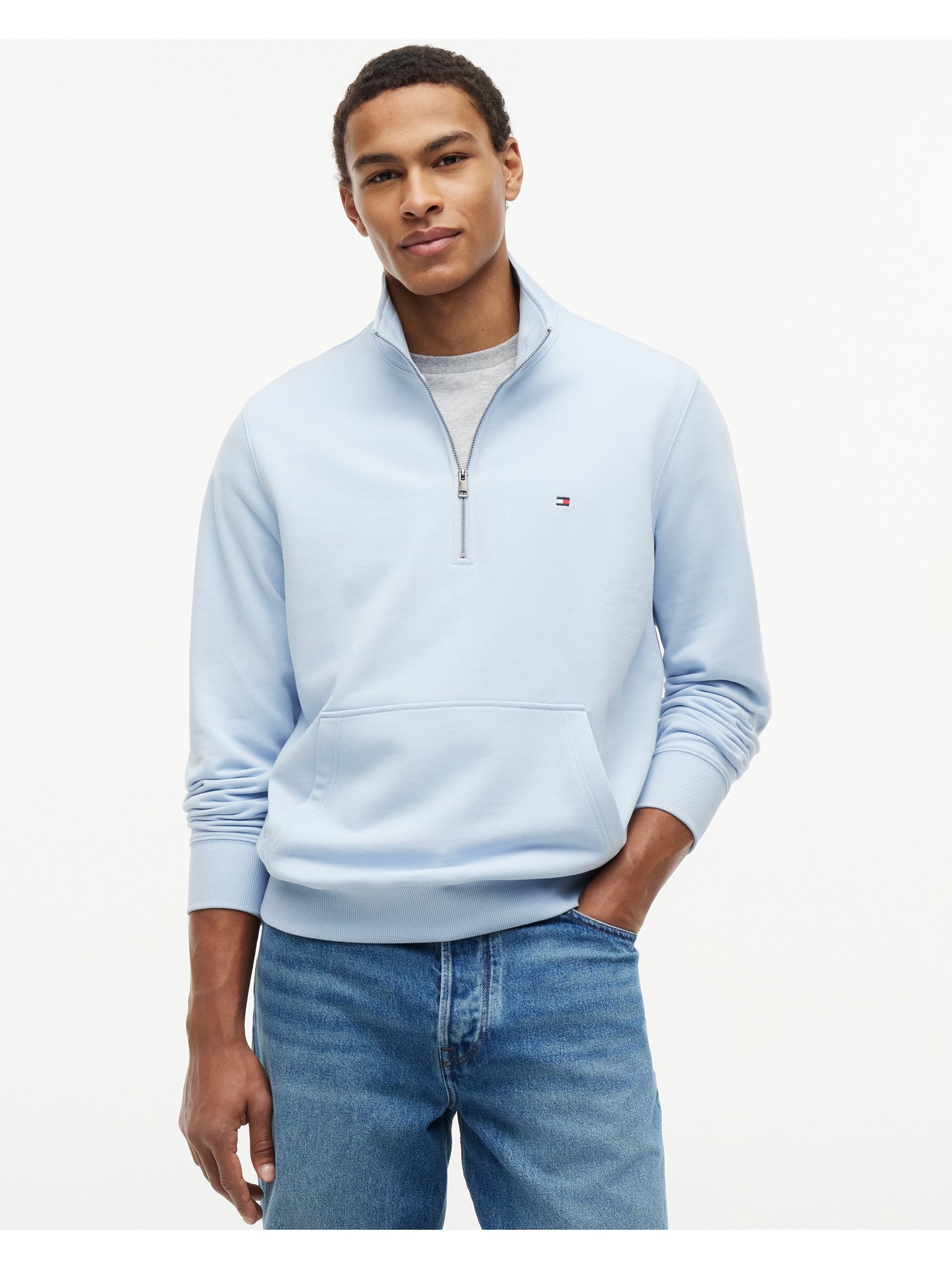 Tommy Hilfiger Men's   Blue Light Sweatshirt in Size L, BrandAlley