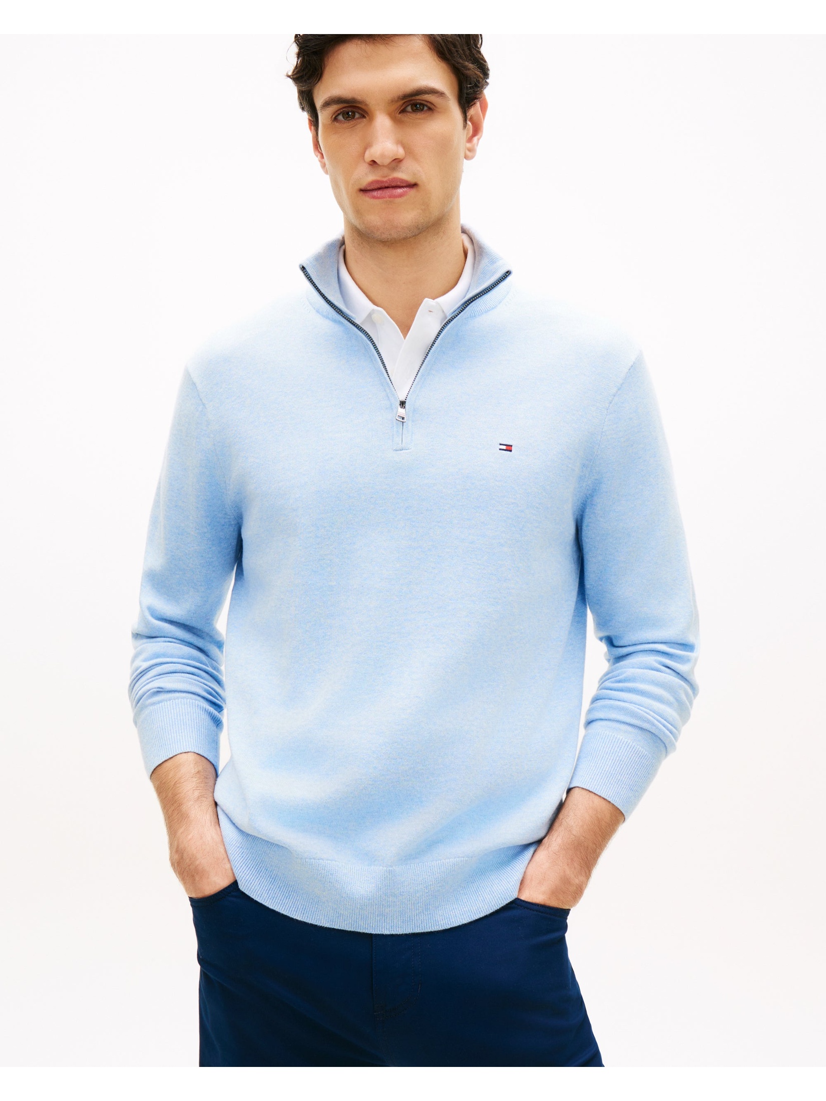 Tommy Hilfiger Men's   Blue Light Sweatshirt in Size L, BrandAlley