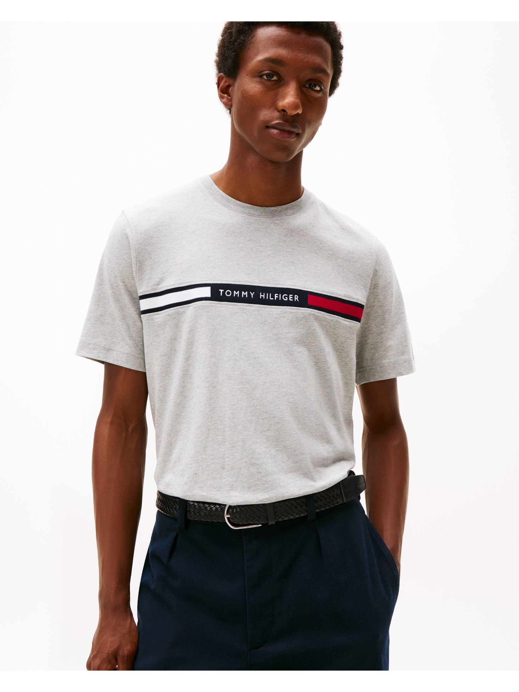 Tommy Hilfiger Men's   Grey T-Shirt in Size M, BrandAlley