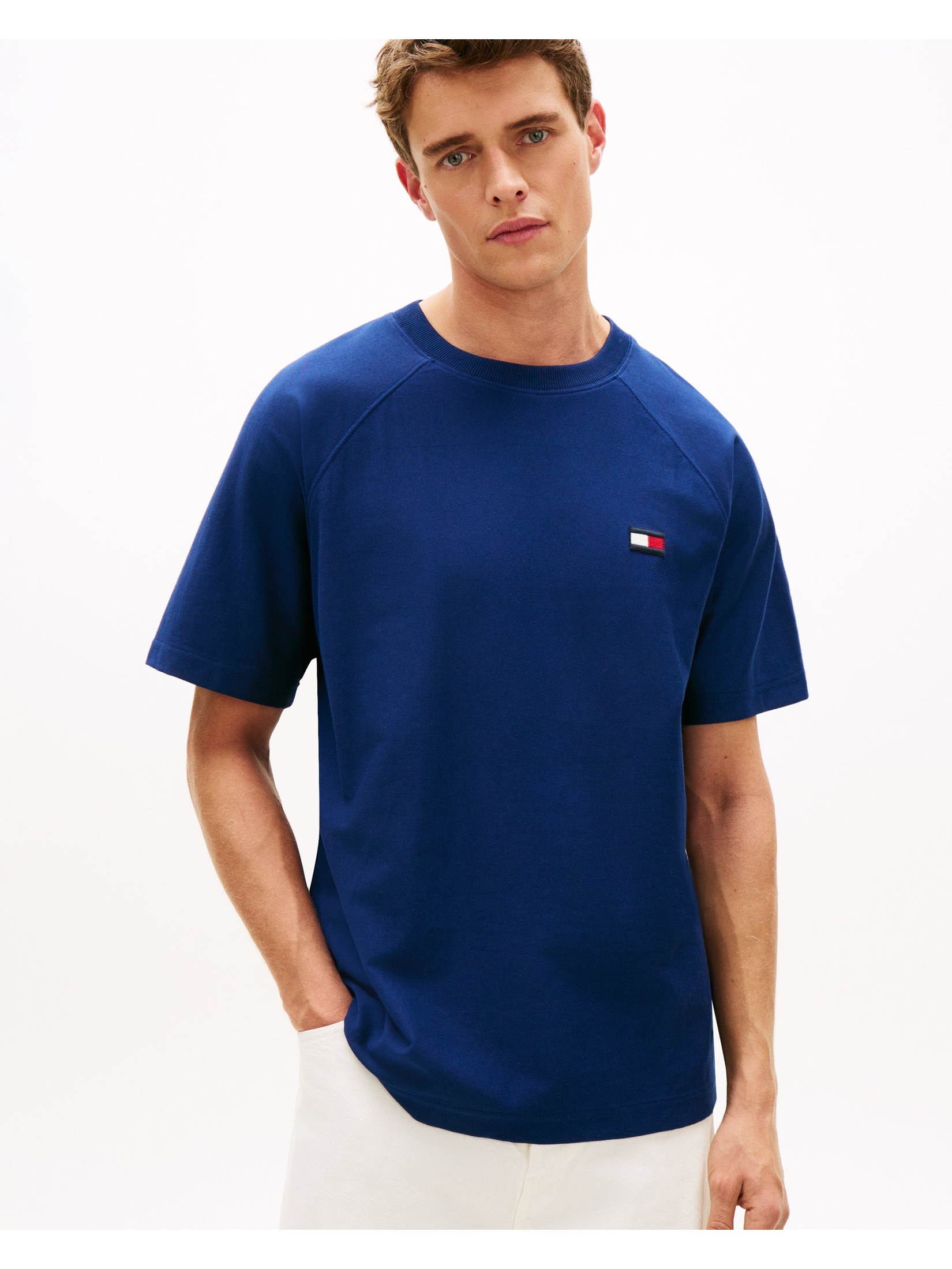 Tommy Hilfiger Men's   Midnight Dark Blue T-Shirt in Size M, BrandAlley