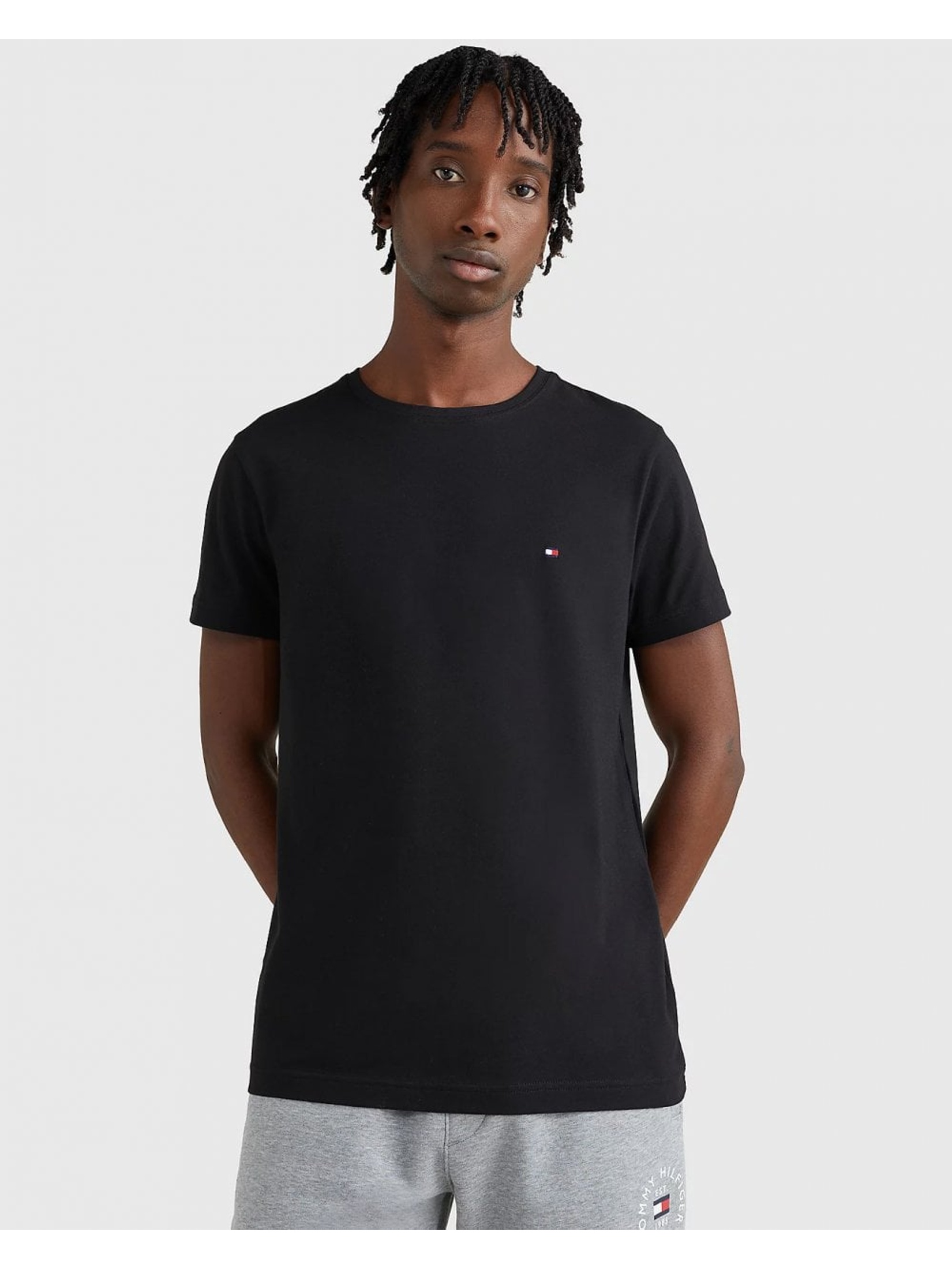 Tommy Hilfiger Men's   Black T-Shirt in Size M, BrandAlley