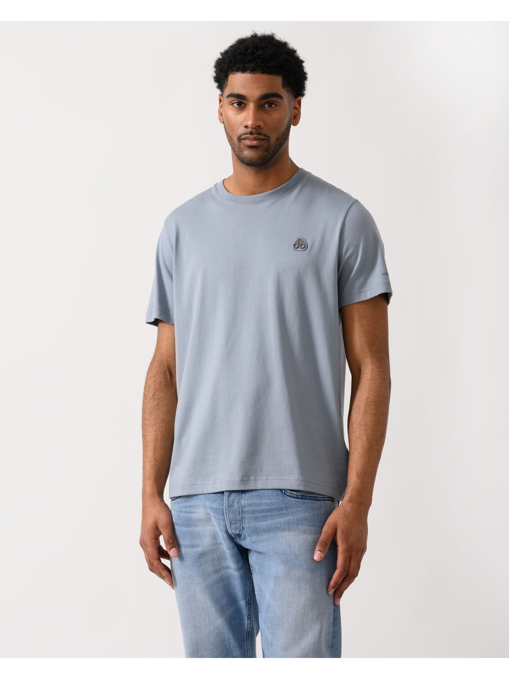 Moose Knuckles Men's  Grey T-Shirt in Size M, BrandAlley