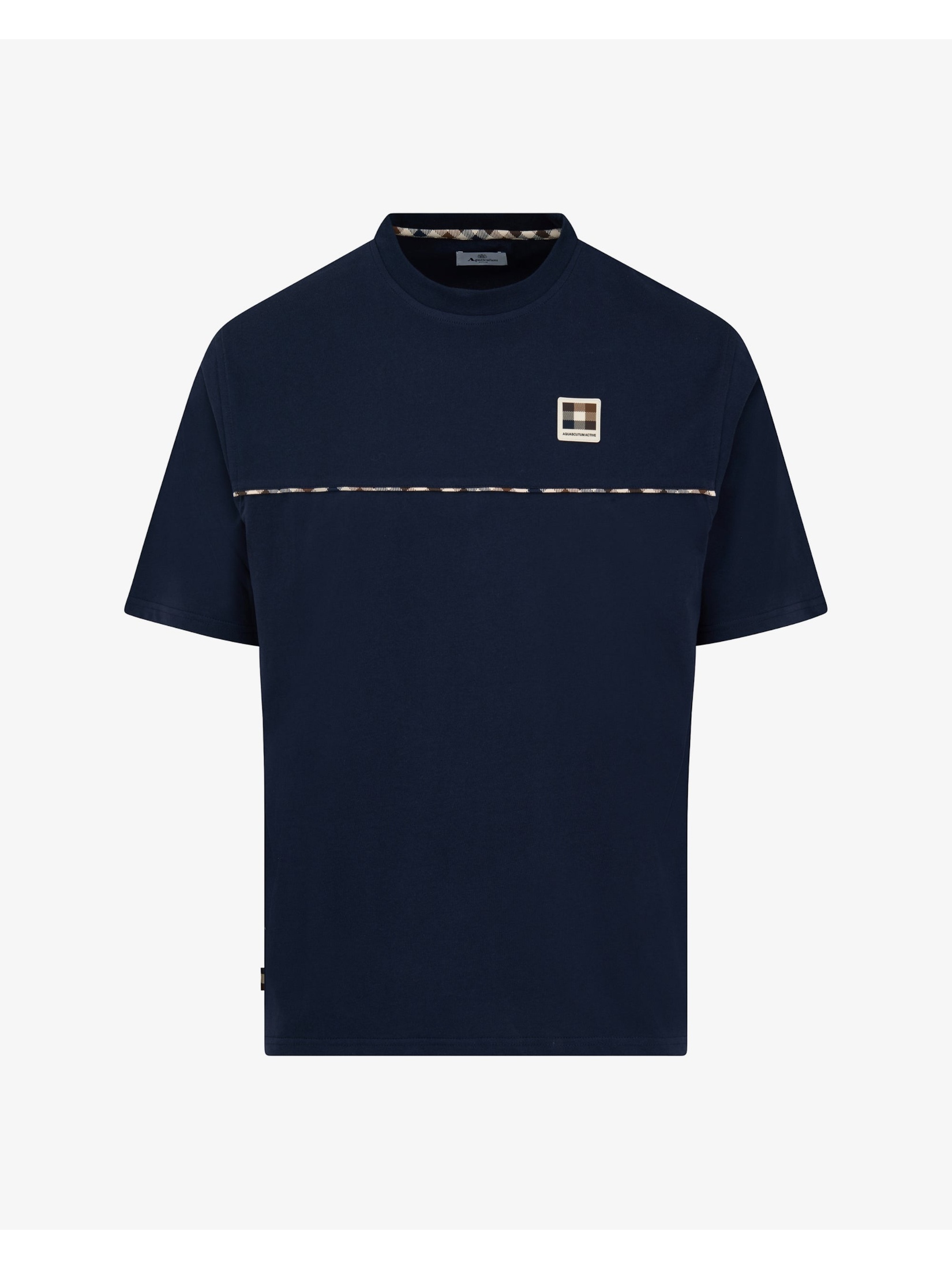 Aquascutum Men's   Purple T-Shirt in Size L, BrandAlley