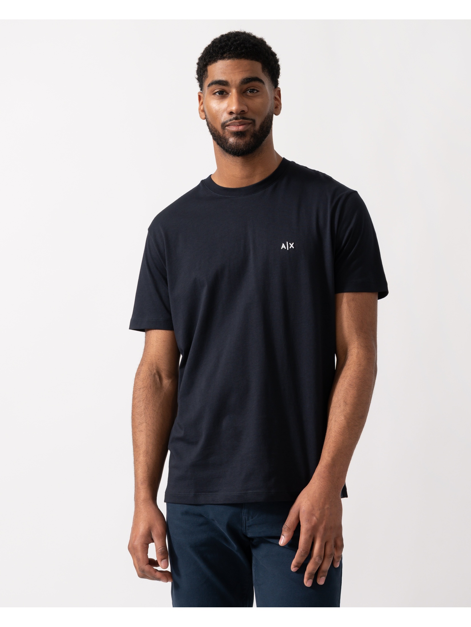 Armani Exchange Men's  Dark Blue T-Shirt in Size XL, BrandAlley