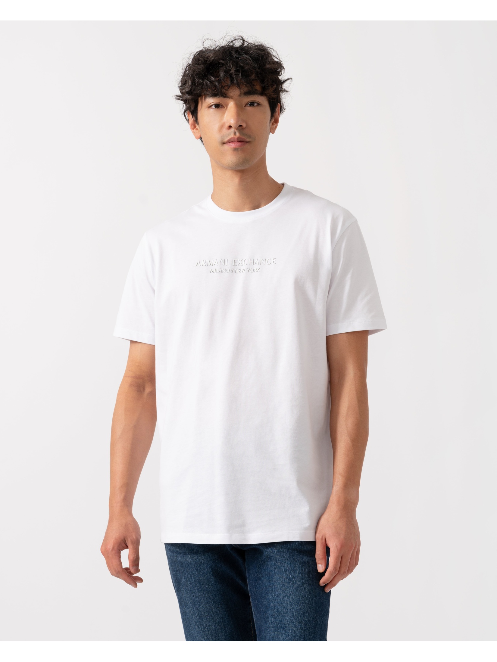Armani Exchange Men's  White T-Shirt in Size L, BrandAlley