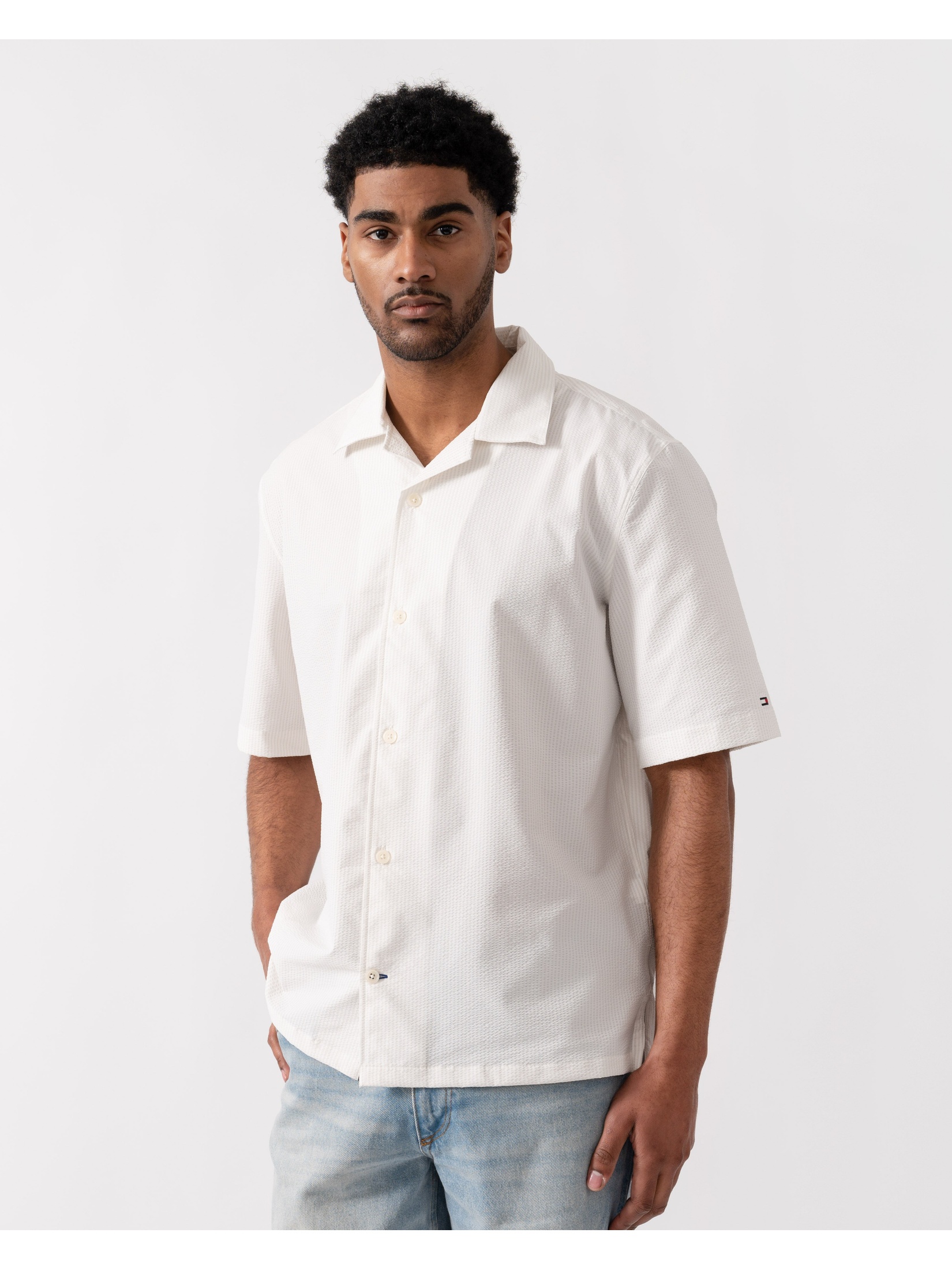 Tommy Hilfiger Men's  White Shirt in Size M, BrandAlley