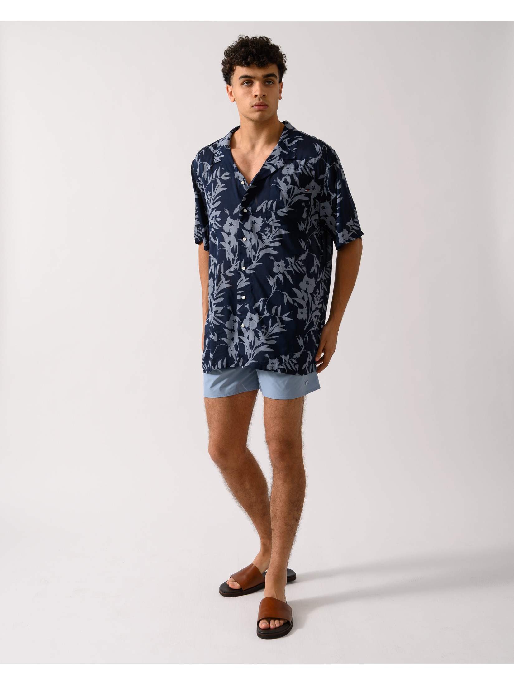 Tommy Hilfiger Men's   Midnight Dark Blue Shirt in Size L, BrandAlley