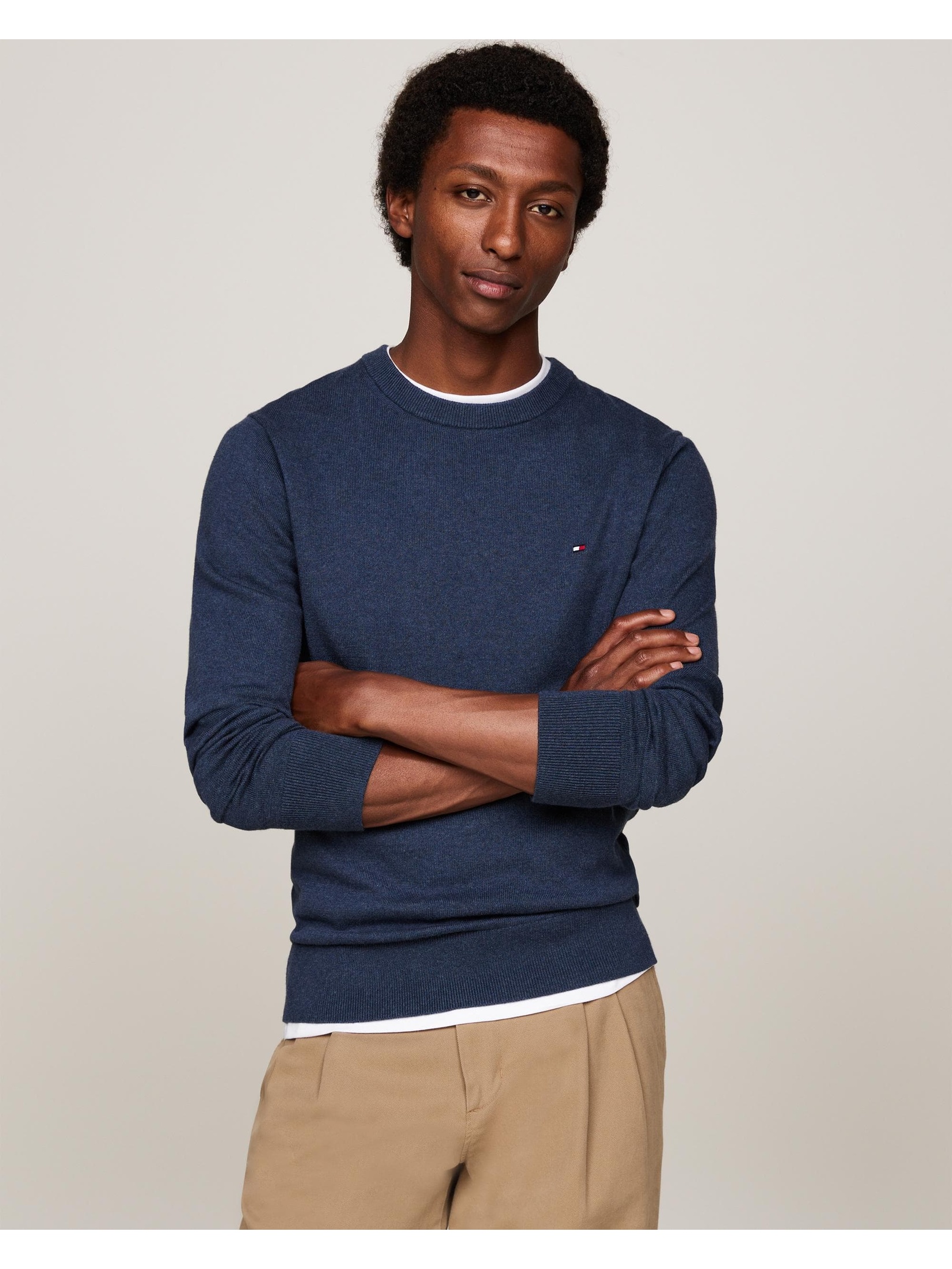 Tommy Hilfiger Men's  Dark Grey Jumper in Size XL, BrandAlley