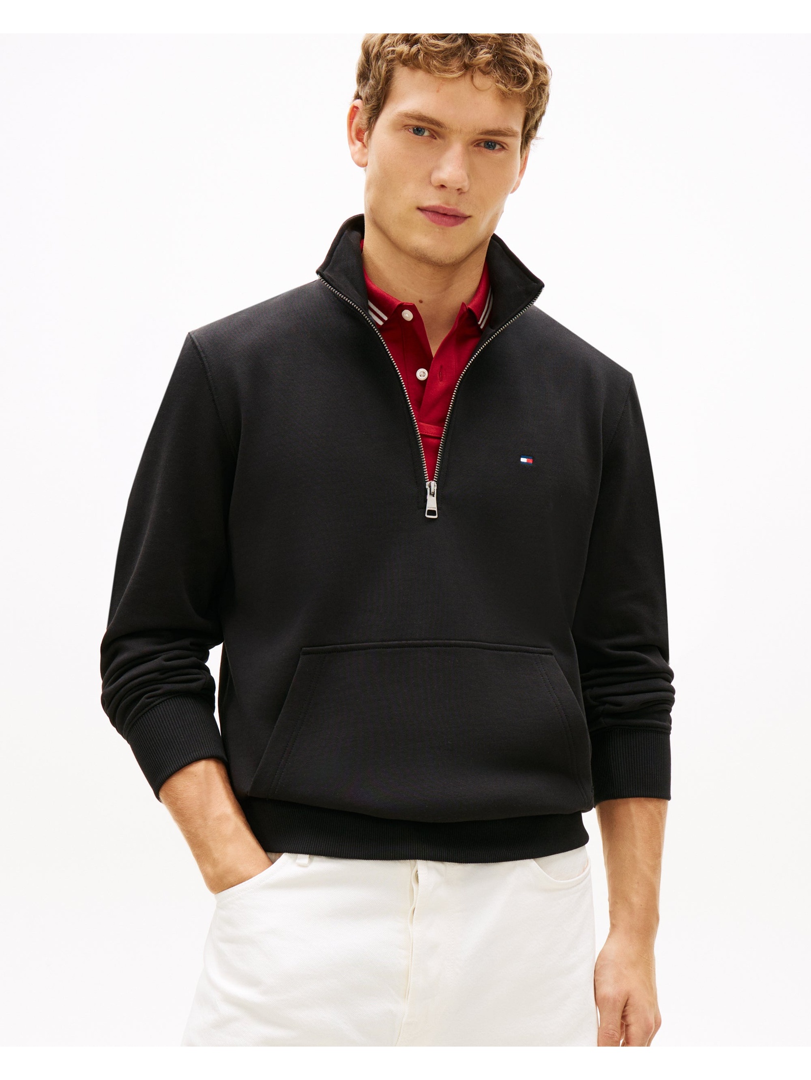 Tommy Hilfiger Men's   Black Sweatshirt in Size L, BrandAlley