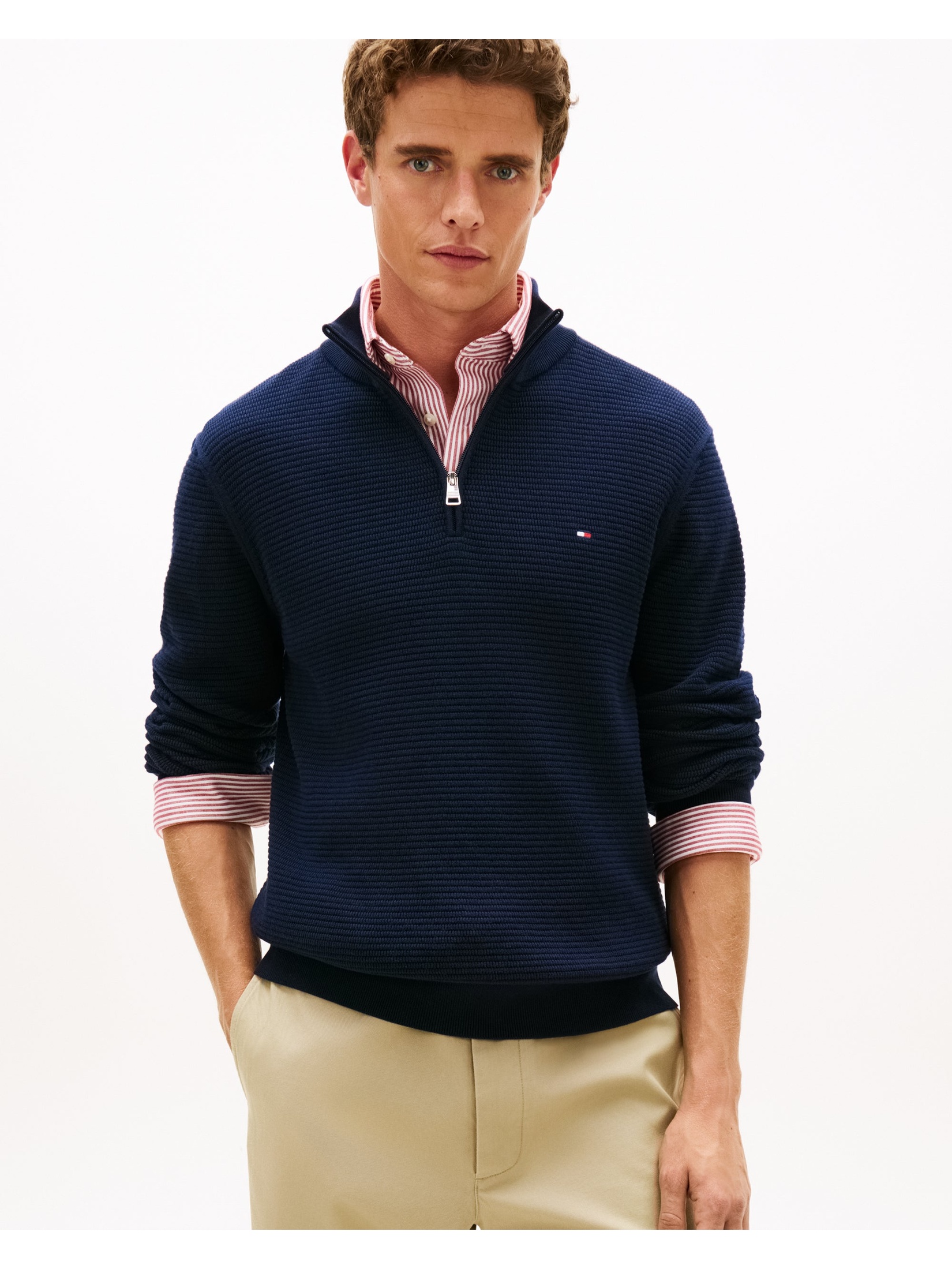Tommy Hilfiger Men's  Dark Blue Sweatshirt in Size M, BrandAlley