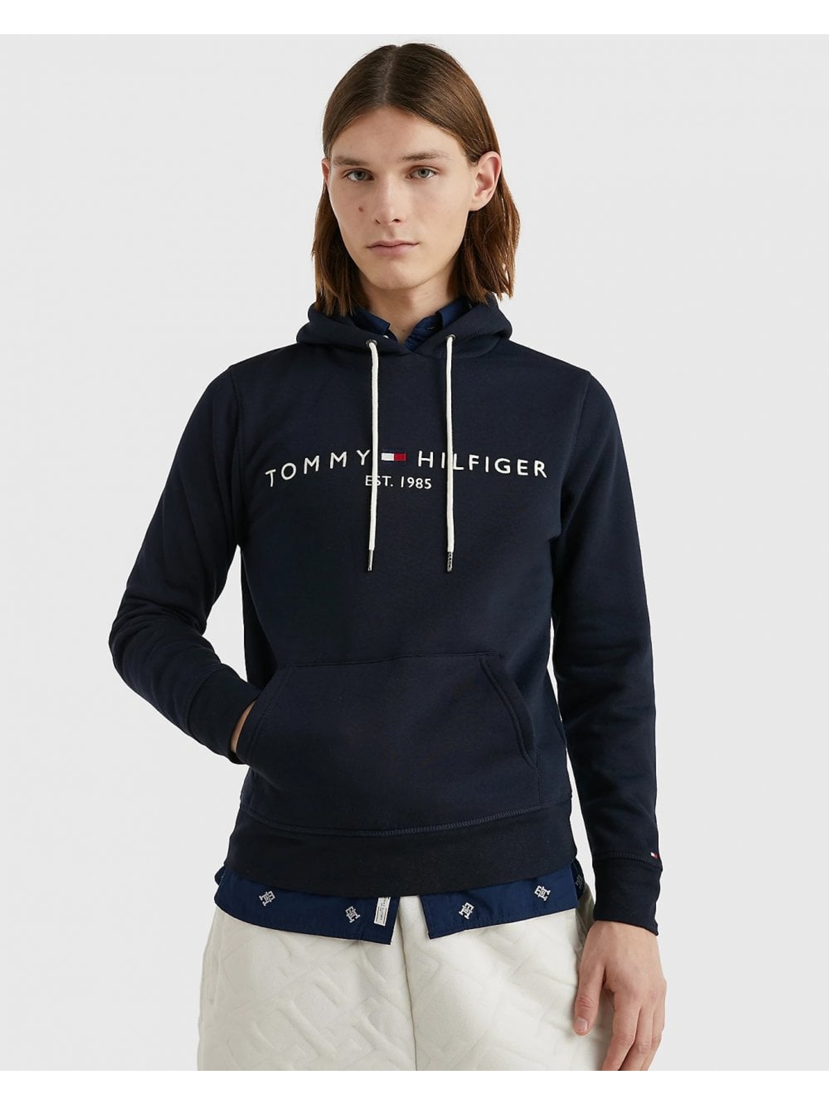 Tommy Hilfiger Men's   Midnight Dark Blue Hoodie in Size M, BrandAlley