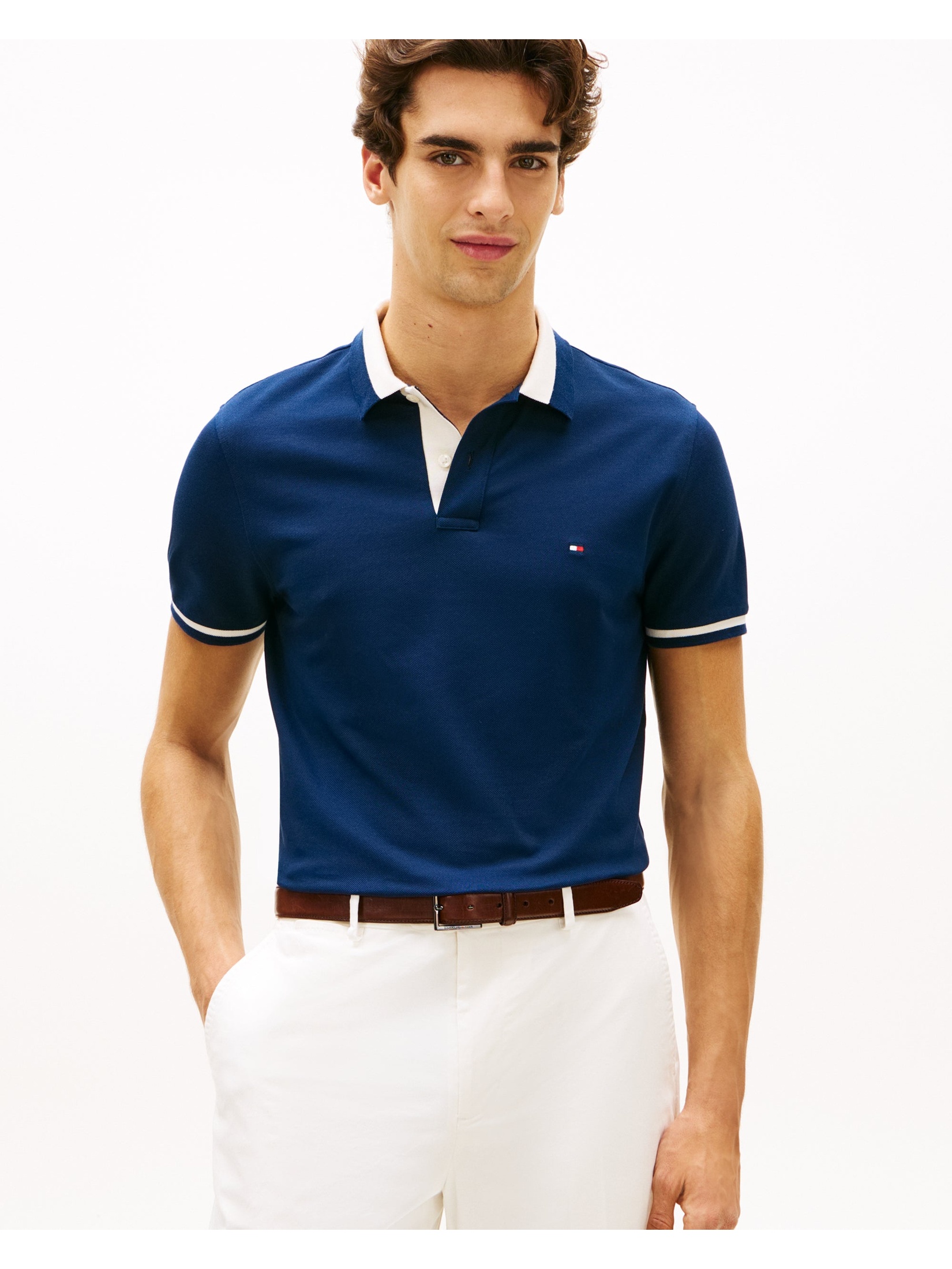 Tommy Hilfiger Men's  Navy Polo Shirt in Size XL, BrandAlley
