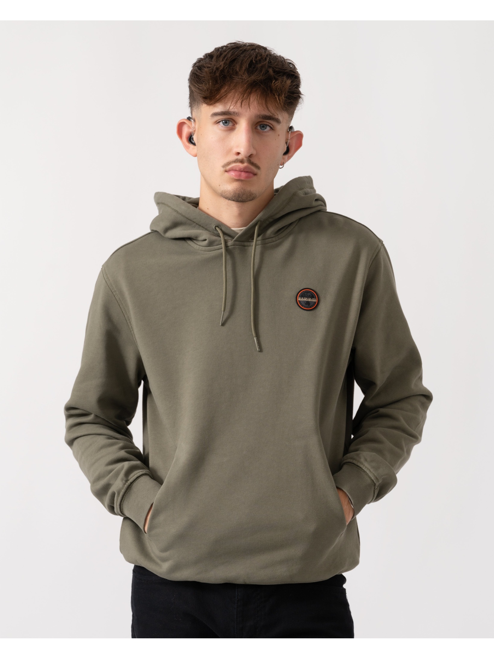 Napapijri Men's  Grey Hoodie in Size M, BrandAlley