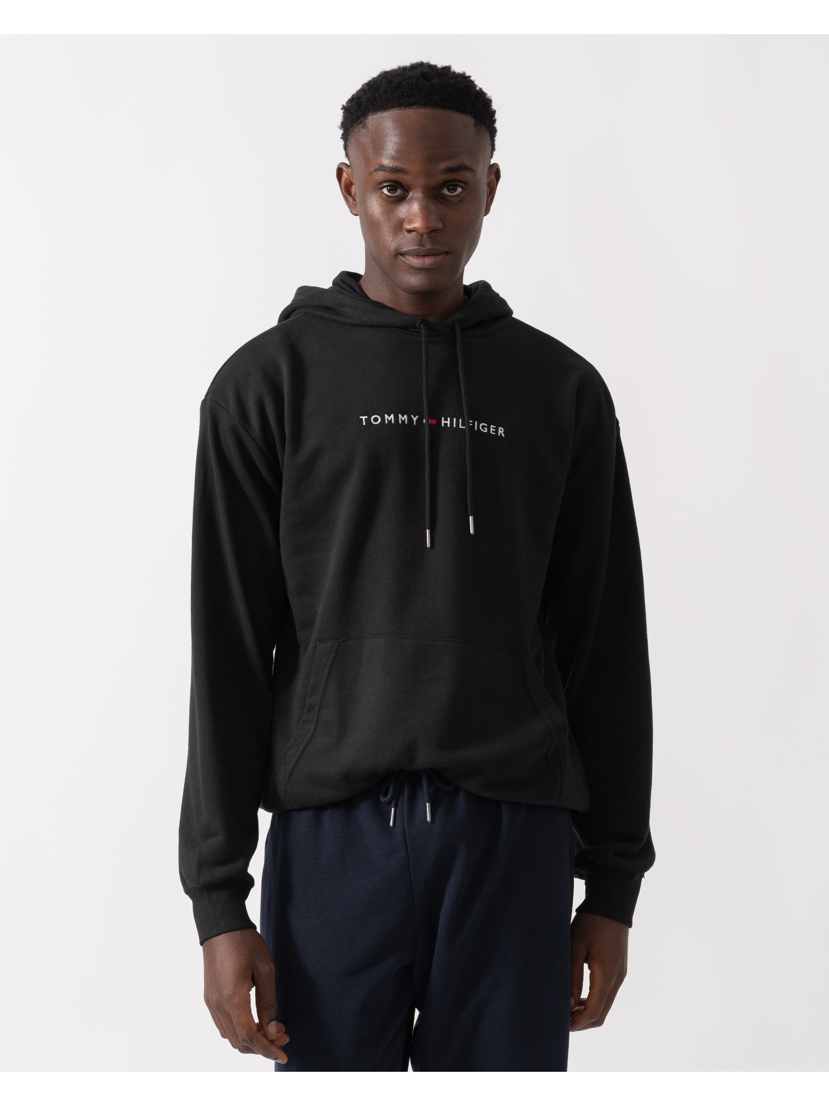 Tommy Hilfiger Men's   Black Hoodie in Size L, BrandAlley
