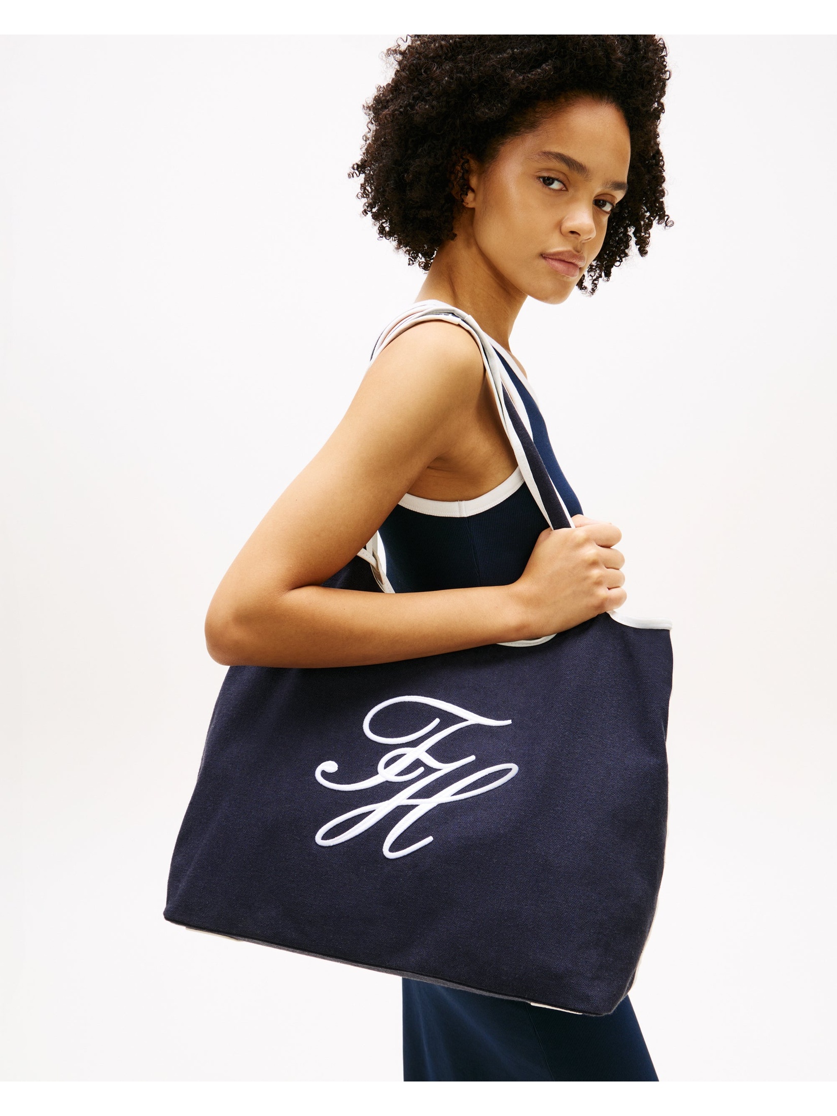 Tommy Hilfiger Women's   Midnight Dark Blue Tote Bag , BrandAlley