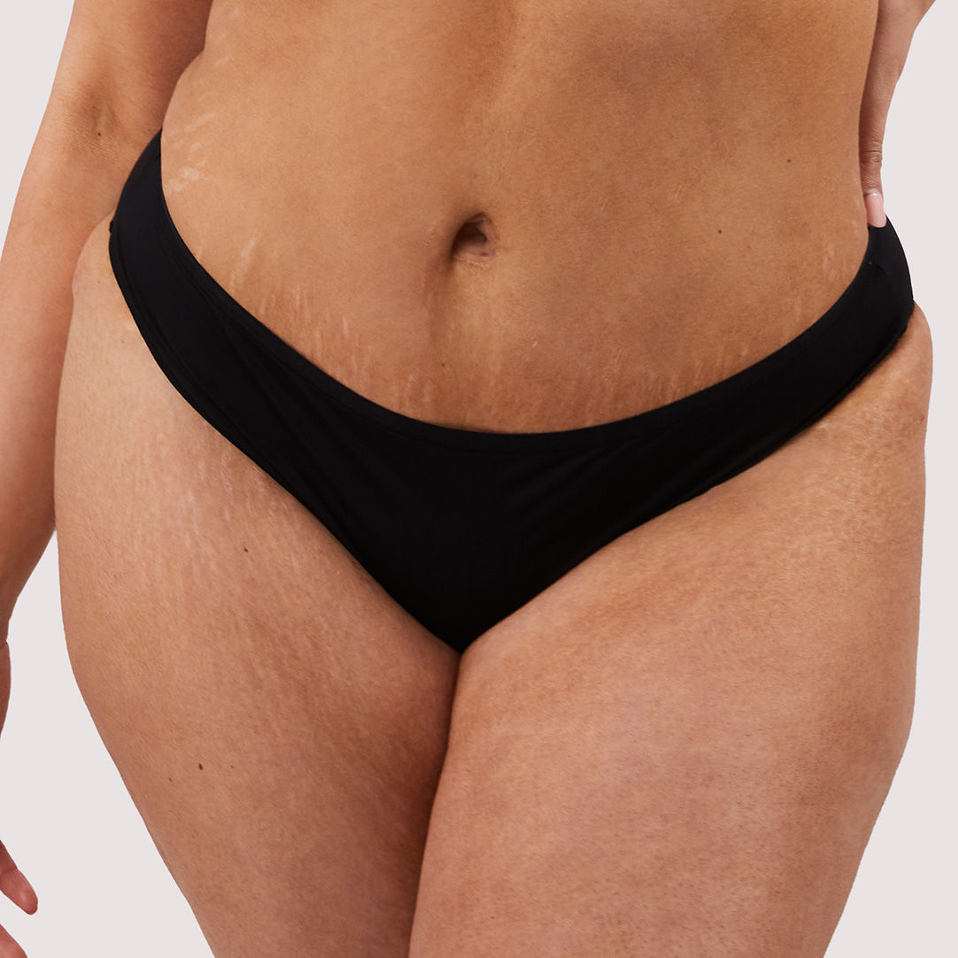 Deja Day Women's  Second Skin Black Recycled Brief in Size 20, BrandAlley