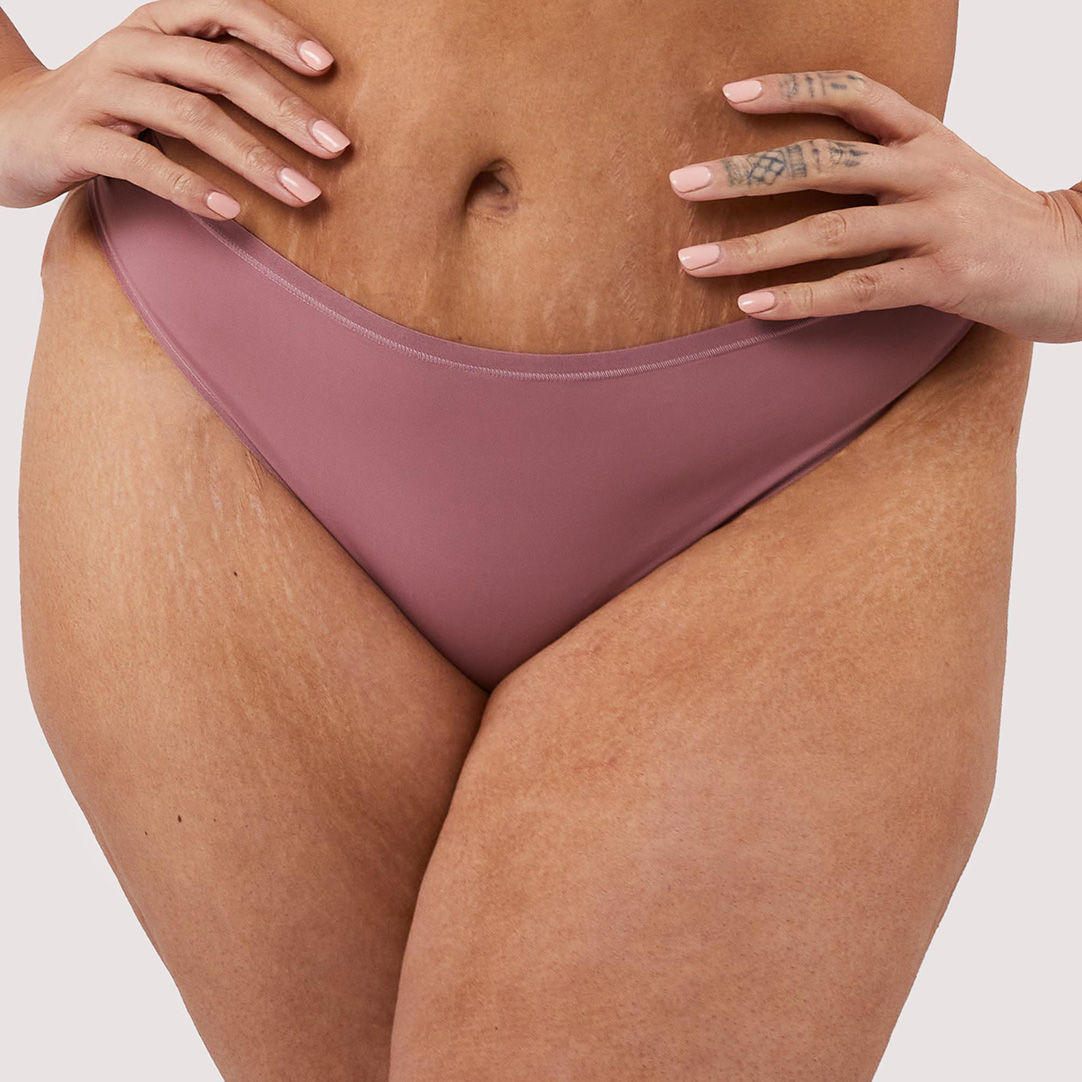 Deja Day Women's  Second Skin Rose Recycled Brief in Size 14, BrandAlley