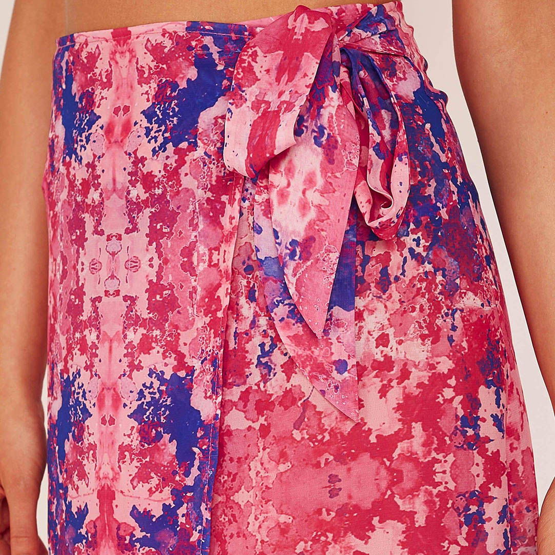 Wolf & Whistle Women's  Neon Tie Dye Sarong in Size 10, BrandAlley