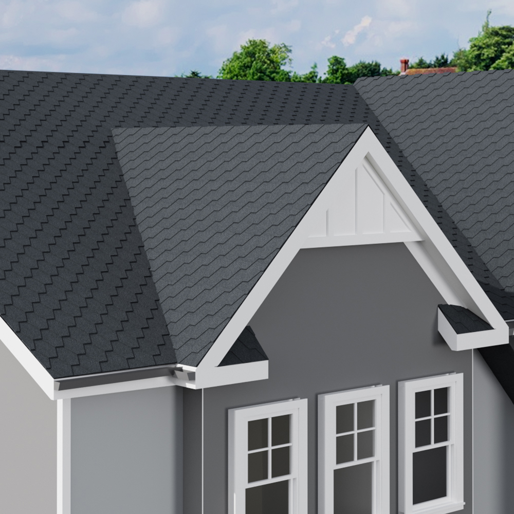 Living and Home   18Pcs Novelty Asphalt Shingles Bitumen Roofing - Grey , BrandAlley