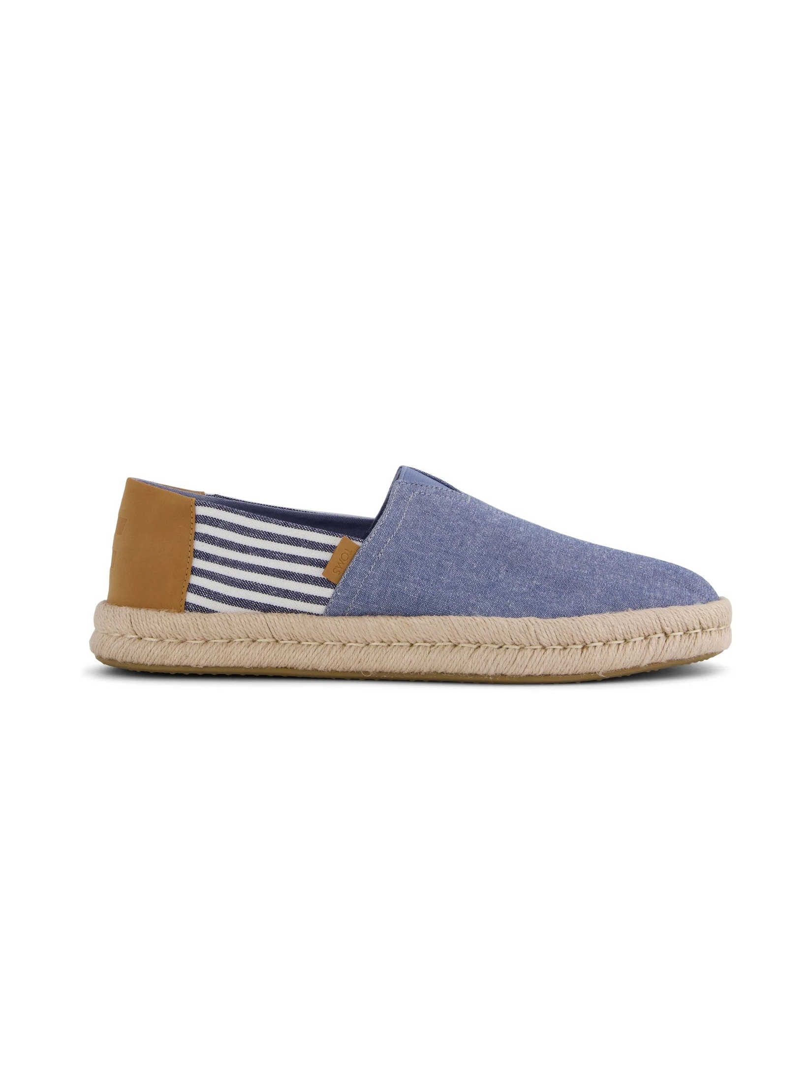 Toms Men's  Navy Alpargata Rope 2.0 Espadrilles in Size 12, BrandAlley