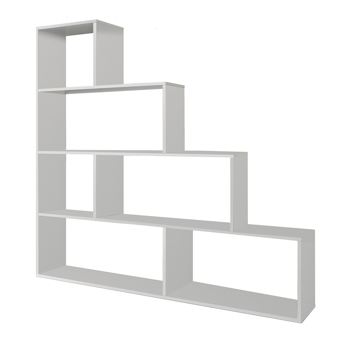 Calicosy    White Klum 6-Compartment Staircase Shelf - H145 Cm , BrandAlley
