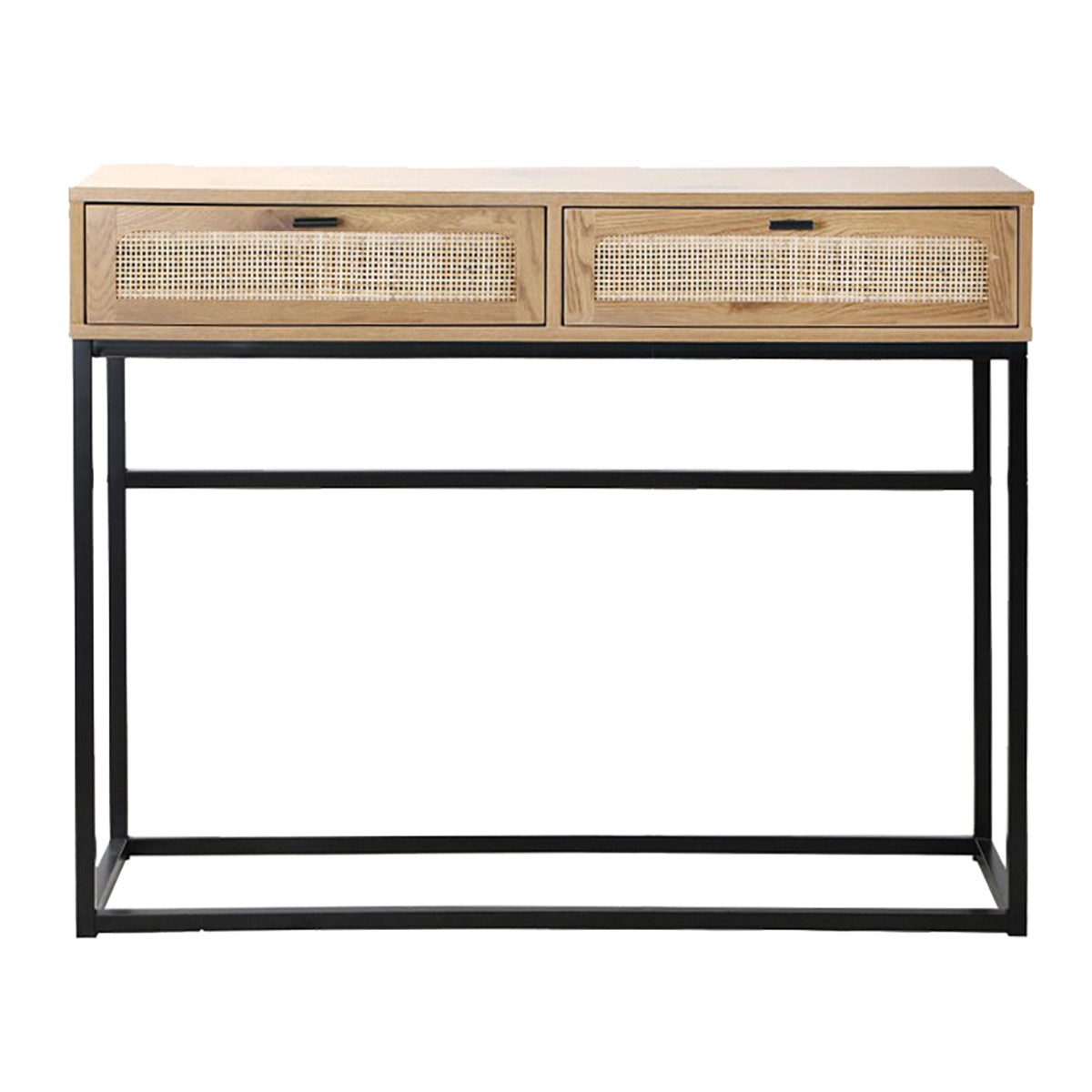Calicosy   2-Drawer Console Table with Rattan Cane 100cm Wide - JAYA , BrandAlley