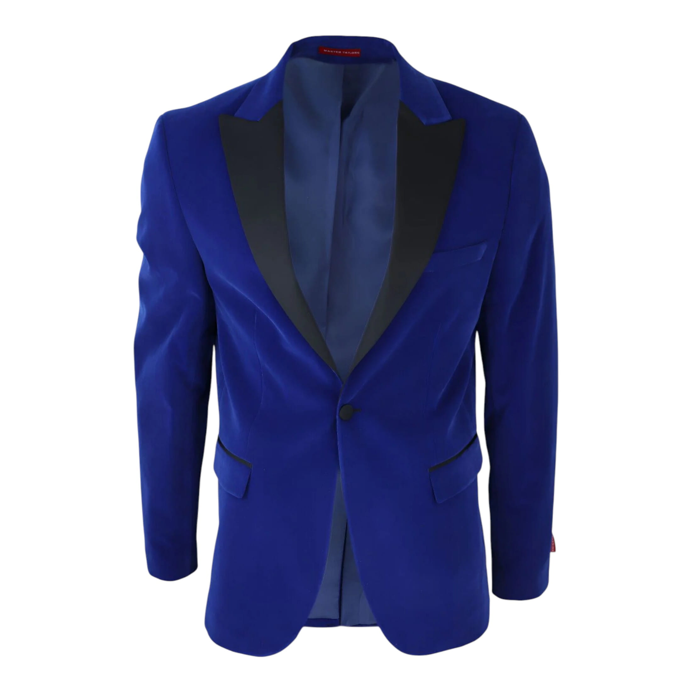 TruClothing Men's   Blue Velvet Dinner Tuxedo Suit Jacket Blazer in Size 44, BrandAlley