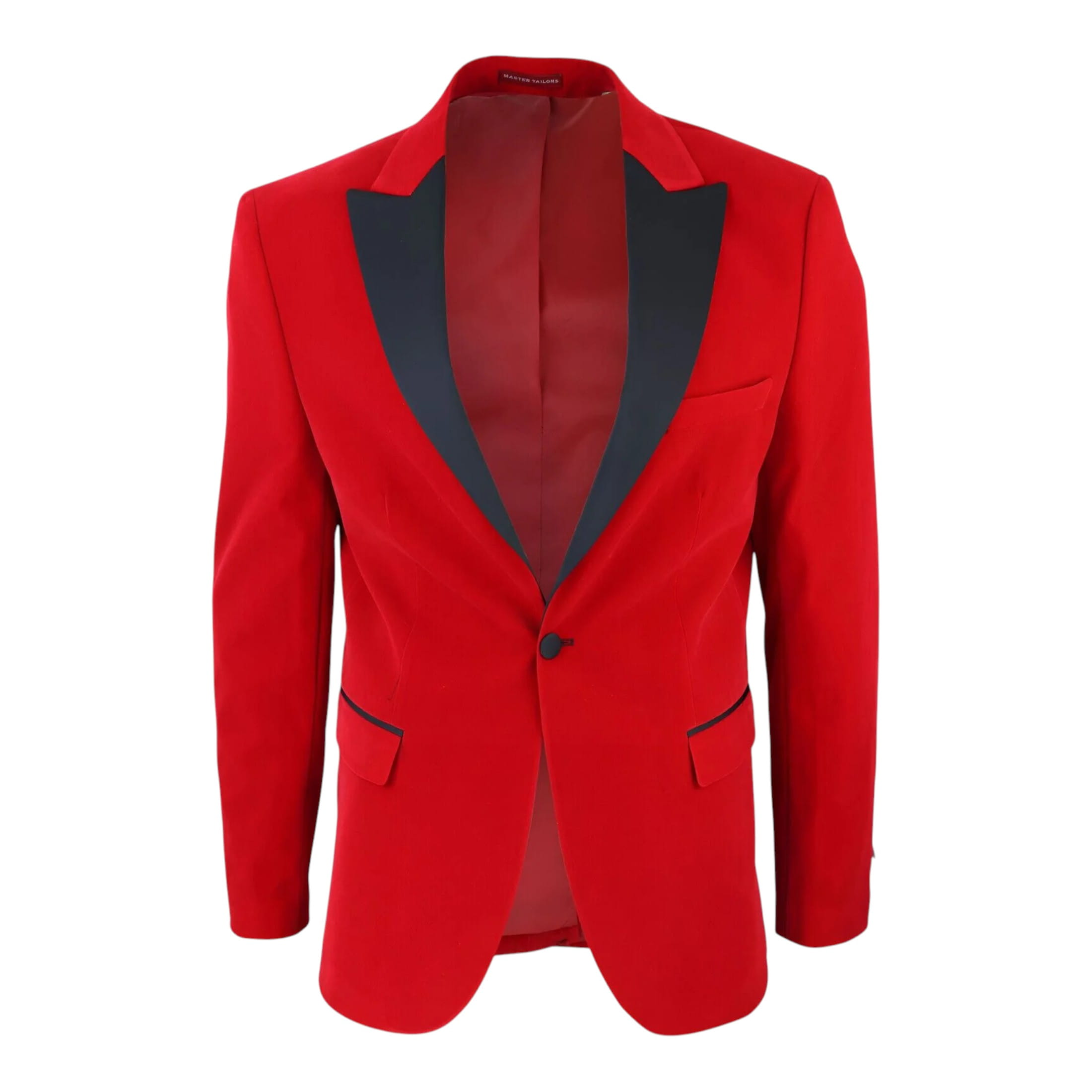 TruClothing Men's   Red  Velvet Dinner Tuxedo Suit Jacket Blazer in Size 44, BrandAlley