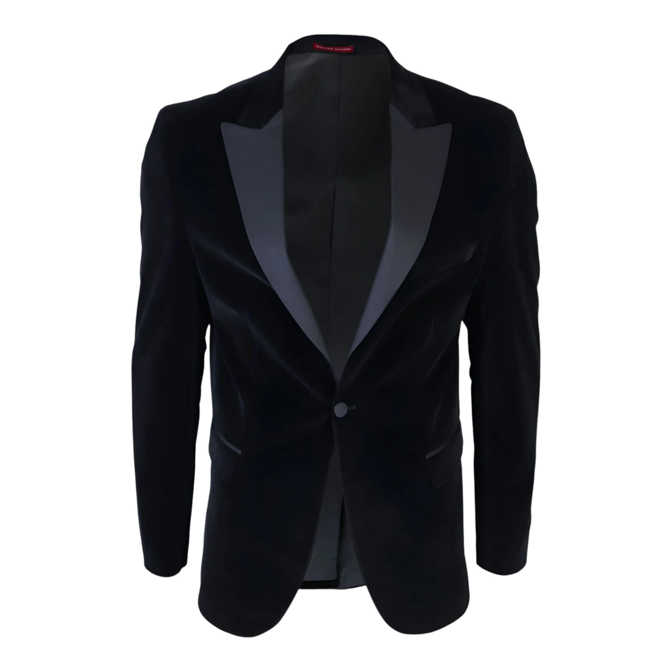 TruClothing Men's   Black  Velvet Dinner Tuxedo Suit Jacket Blazer in Size 48, BrandAlley