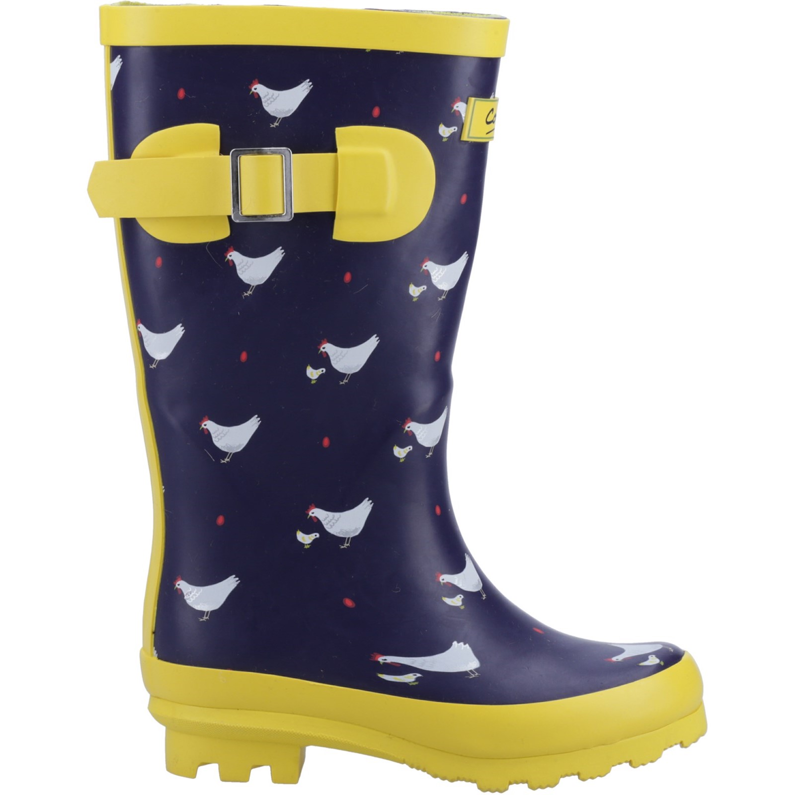 Cotswold Girls   Blue Farmyard Junior Wellington in Size 11, BrandAlley