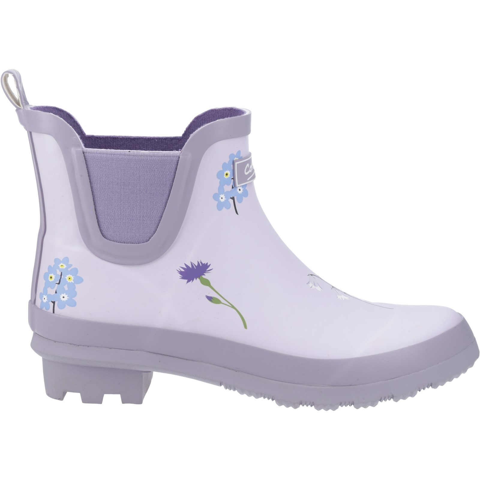 Cotswold Women's  Lilac Wildflower Ankle Wellingtons in Size 3, BrandAlley
