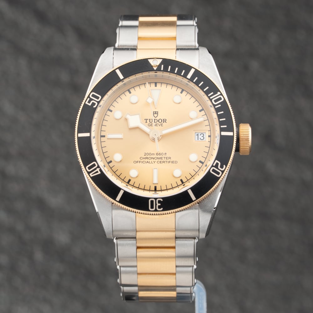 Pre-Loved Tudor Men's   Black Bay S&G Bracelet Watch 79733N , BrandAlley