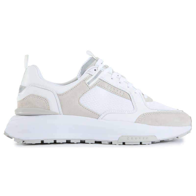 CRUYFF Men's   White Rayado Trainers in Size 11, BrandAlley