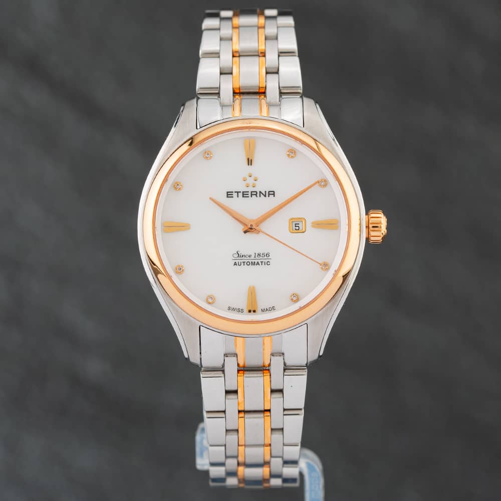 Eterna Men's   Gold Pre-Loved Avant-Garde Diamond Dot Dial Watch 2946.53 , BrandAlley
