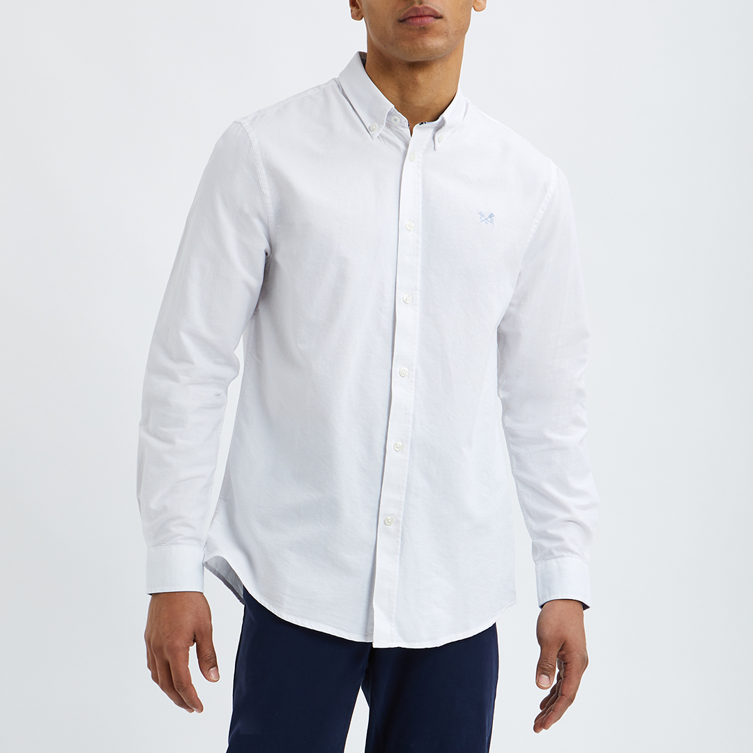 White Cotton Oxford Shirt White Cotton Oxford Shirt