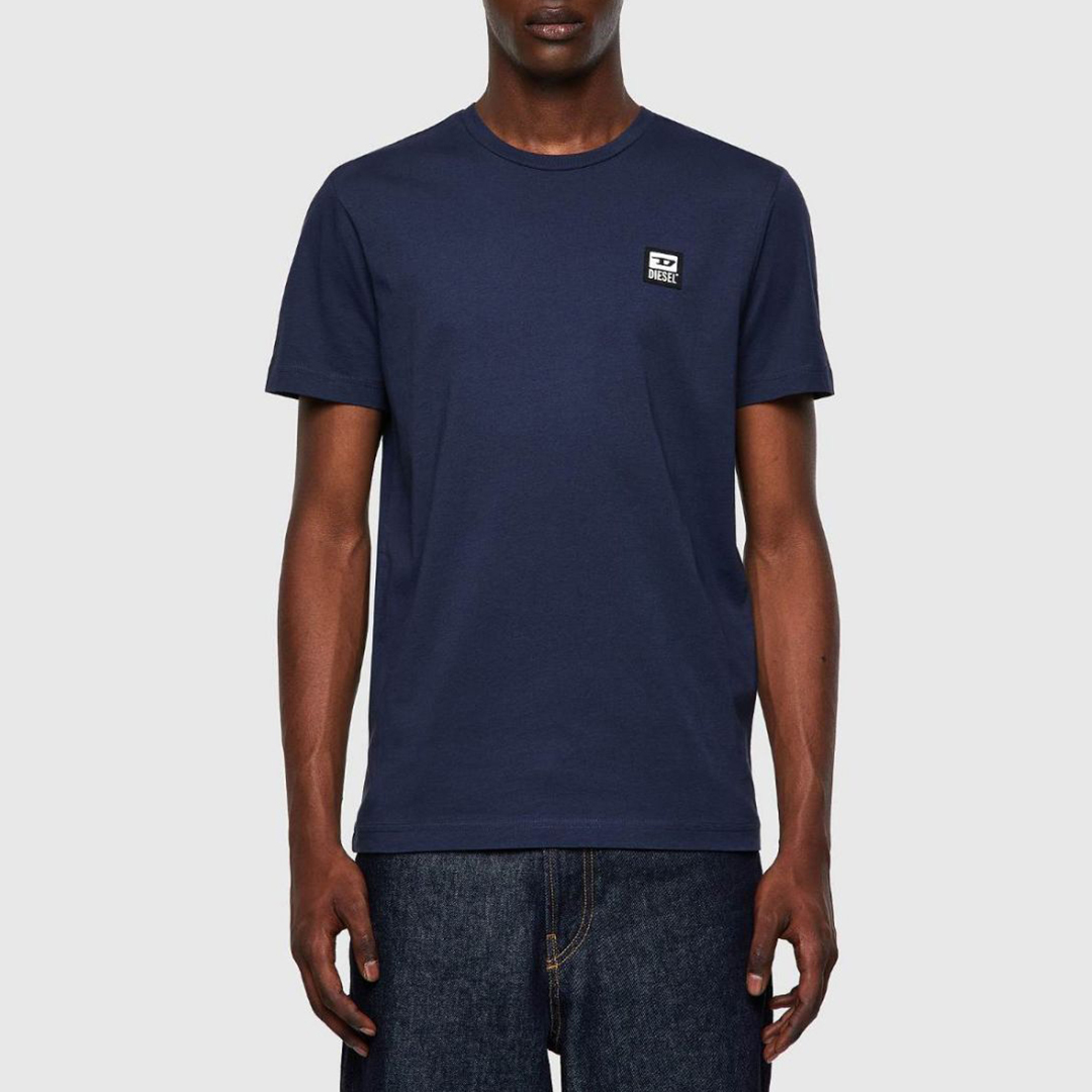 Diesel Men's   Navy Diegos K30 Cotton T-Shirt in Size XL, BrandAlley