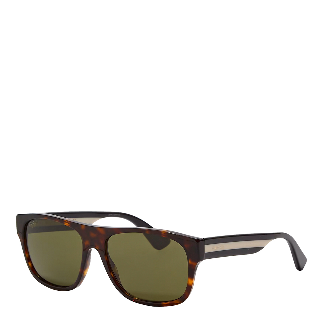 Gucci Men's   Brown  Sunglasses 56Mm , BrandAlley
