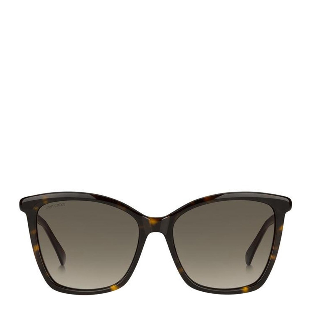 Women's Black Havana Ali Jimmy Choo Sunglasses 56mm