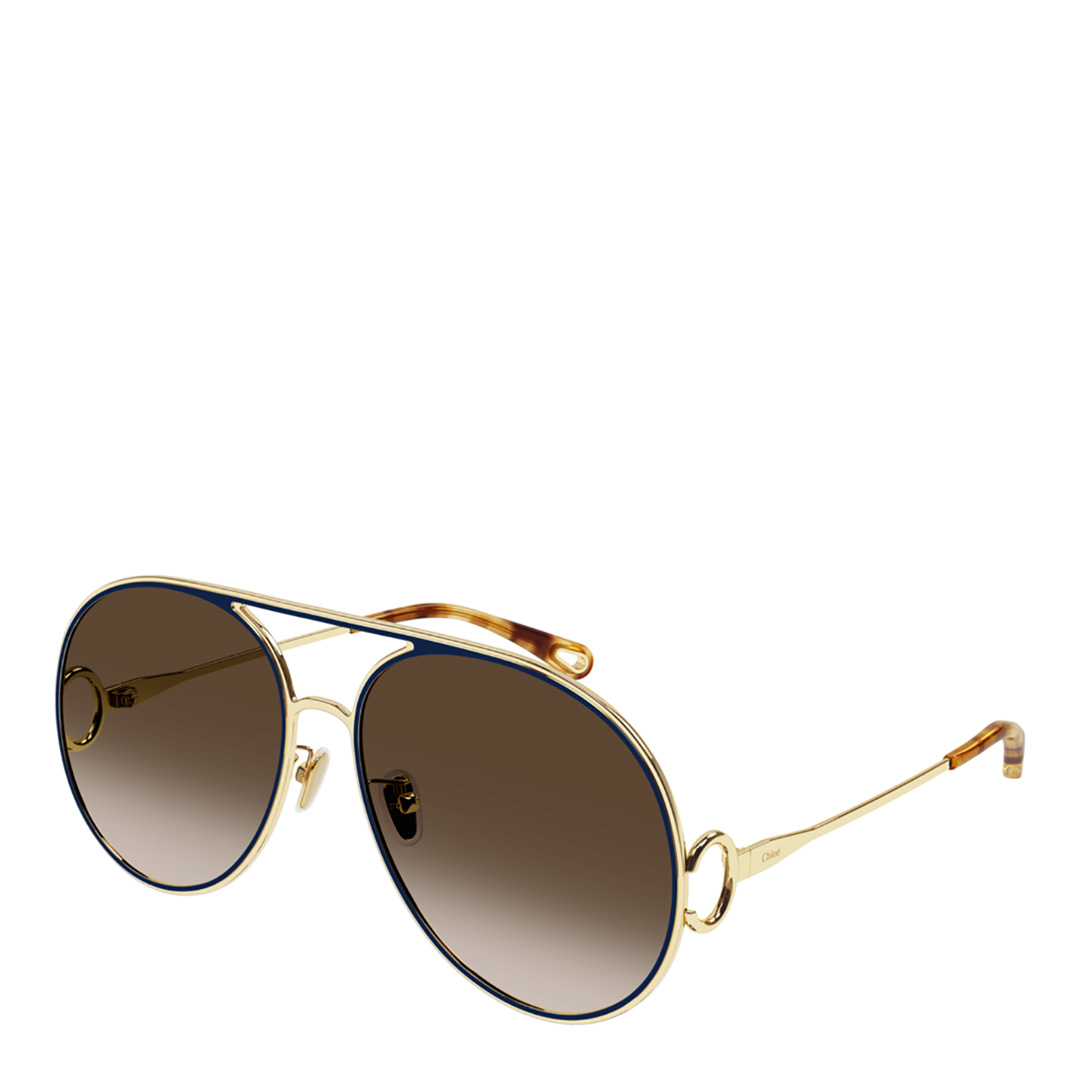 Chloé Women's Chloé   Gold Chloe Sunglasses 61Mm , BrandAlley