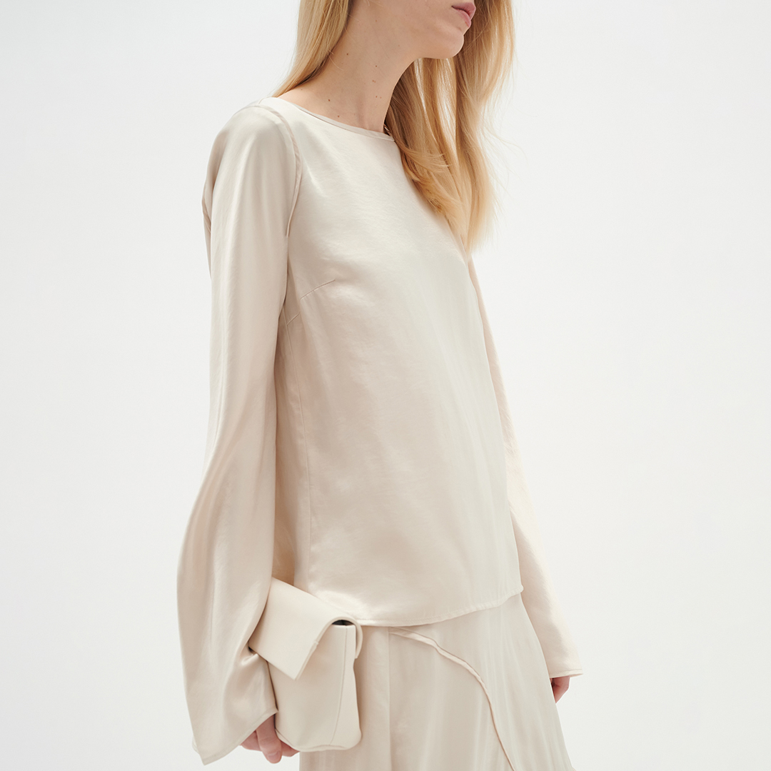 Cream Laurel Blouse