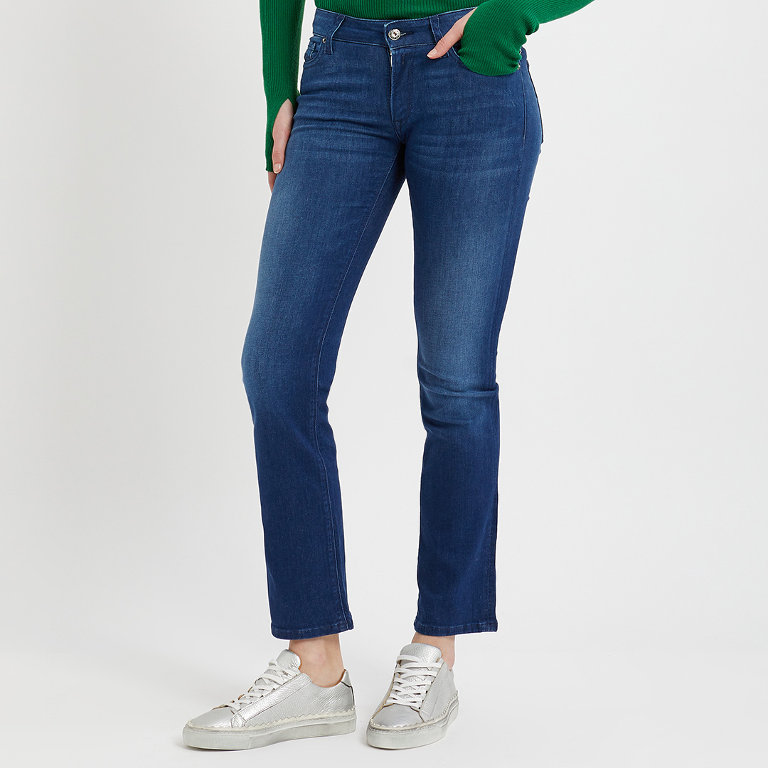 Blue New Luz Bootcut Stretch Jeans