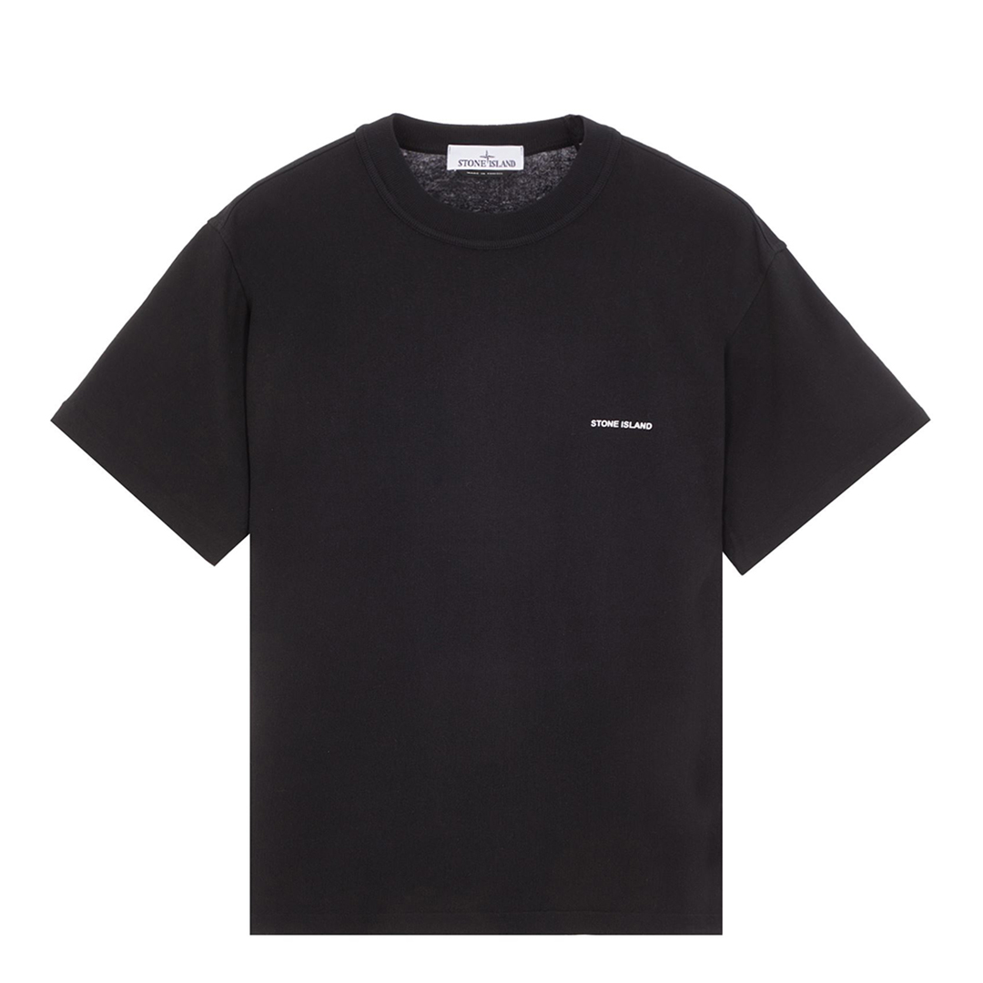 Black Garment Dyed Cotton T-Shirt
