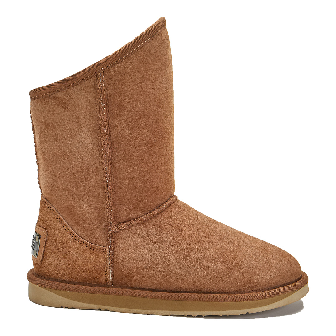 Chestnut Cosy Short Sheepskin Boot