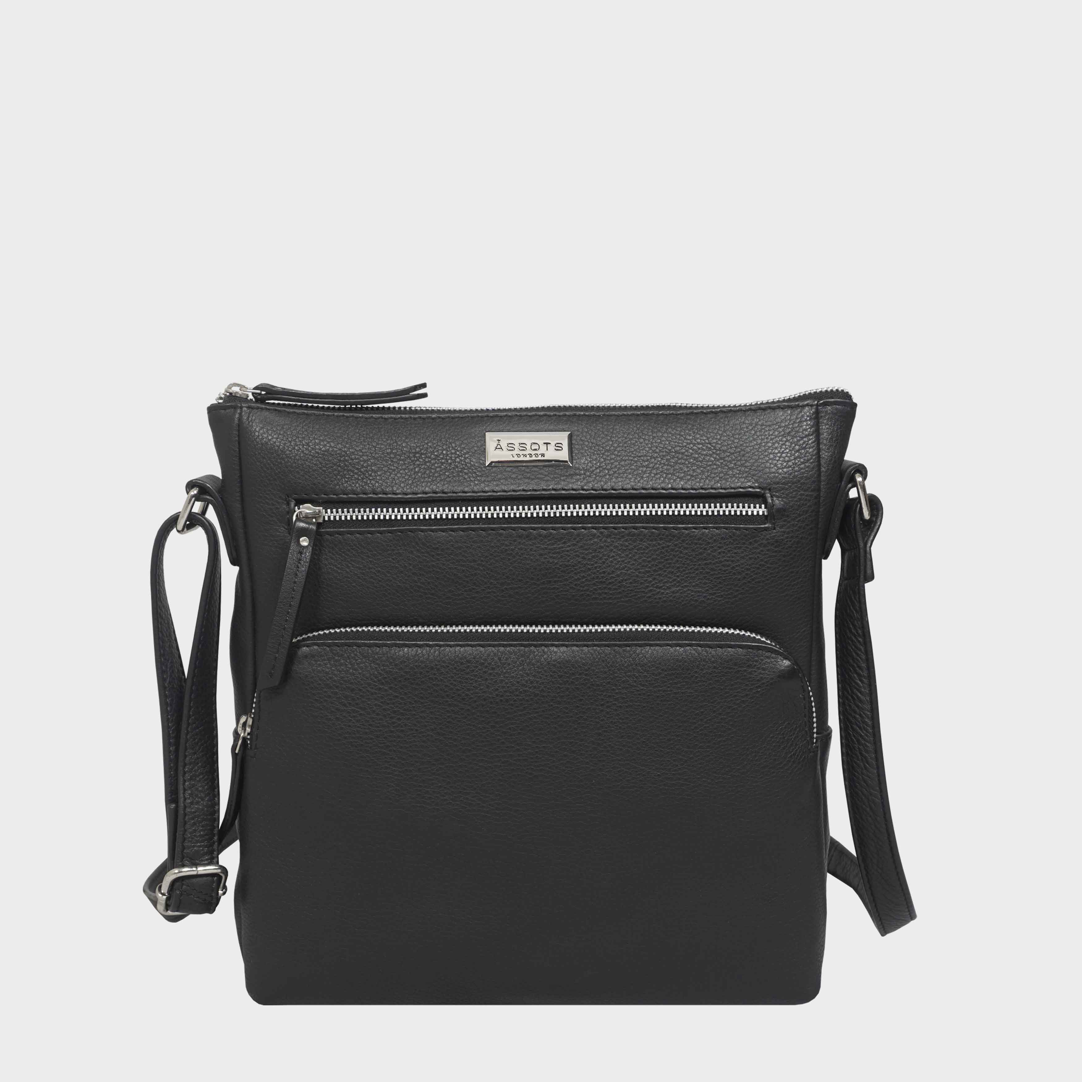 ‘AGATHA’ Real Leather Crossbody Bag