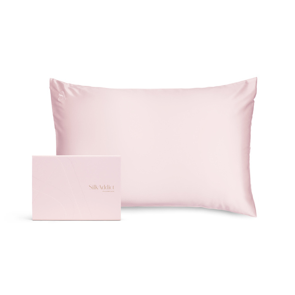 Silk Addict    Pink 100% Mulberry Silk Pillowcase - Pale , BrandAlley