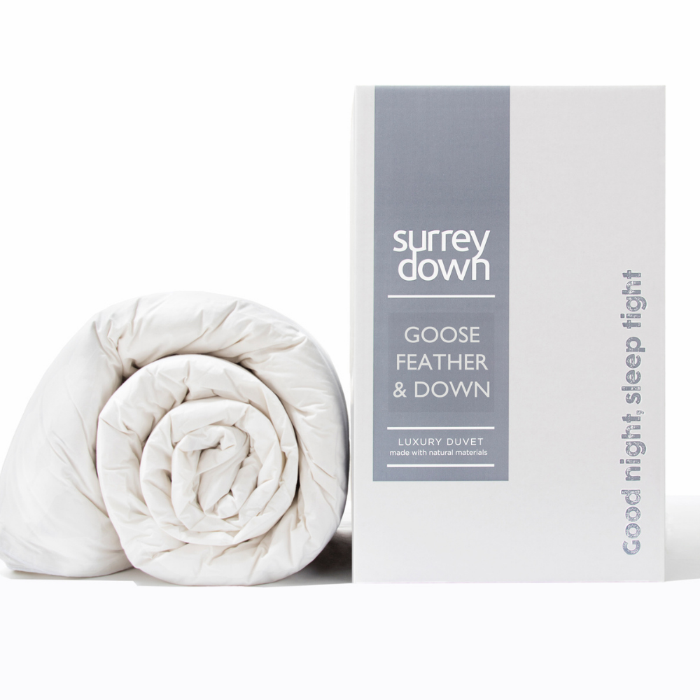 Surrey Down   Goose Feather & Down 13.5tog Superking Duvet in Size Superking, BrandAlley