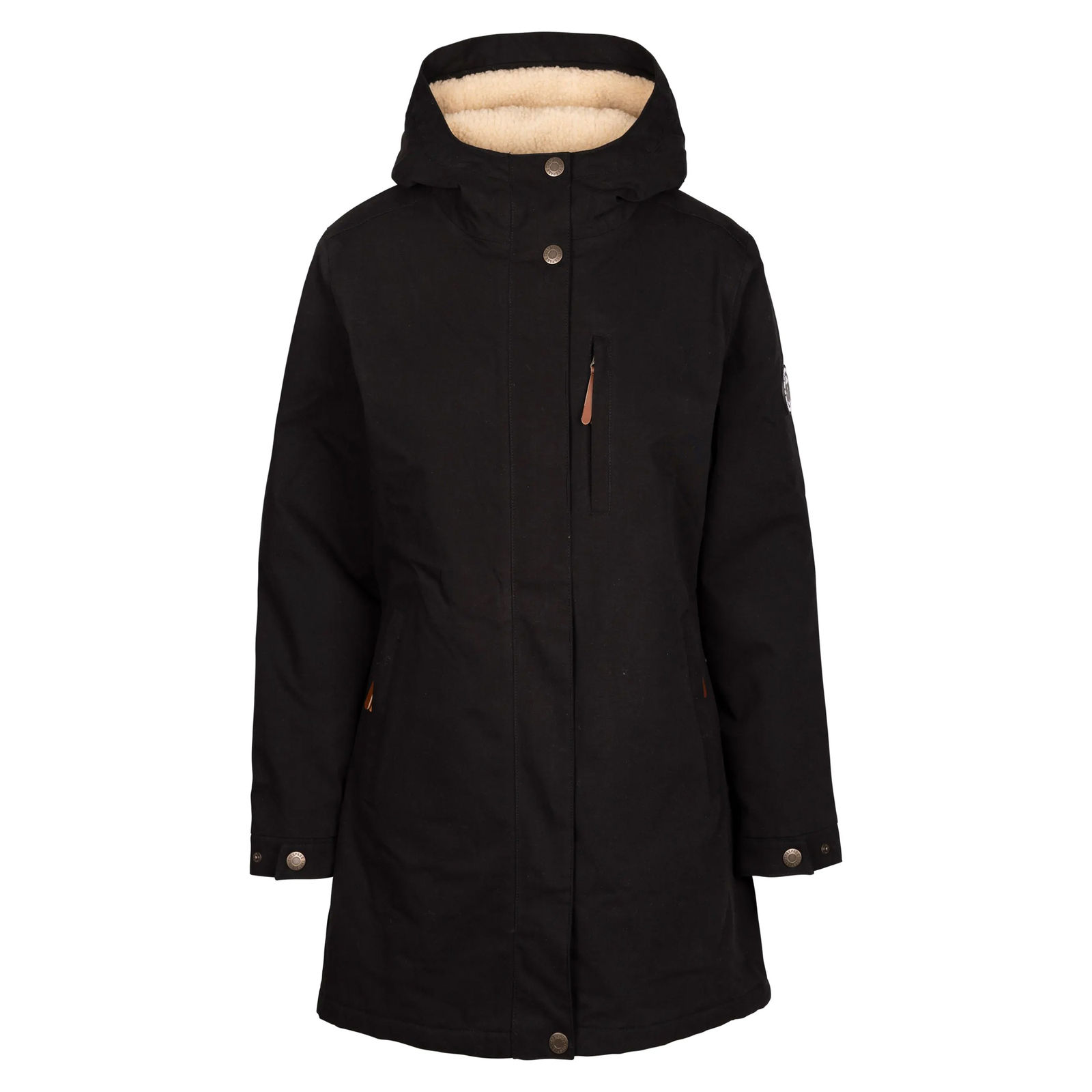 Womens/Ladies Risha TP50 Fleece Lined Waterproof Jacket Black