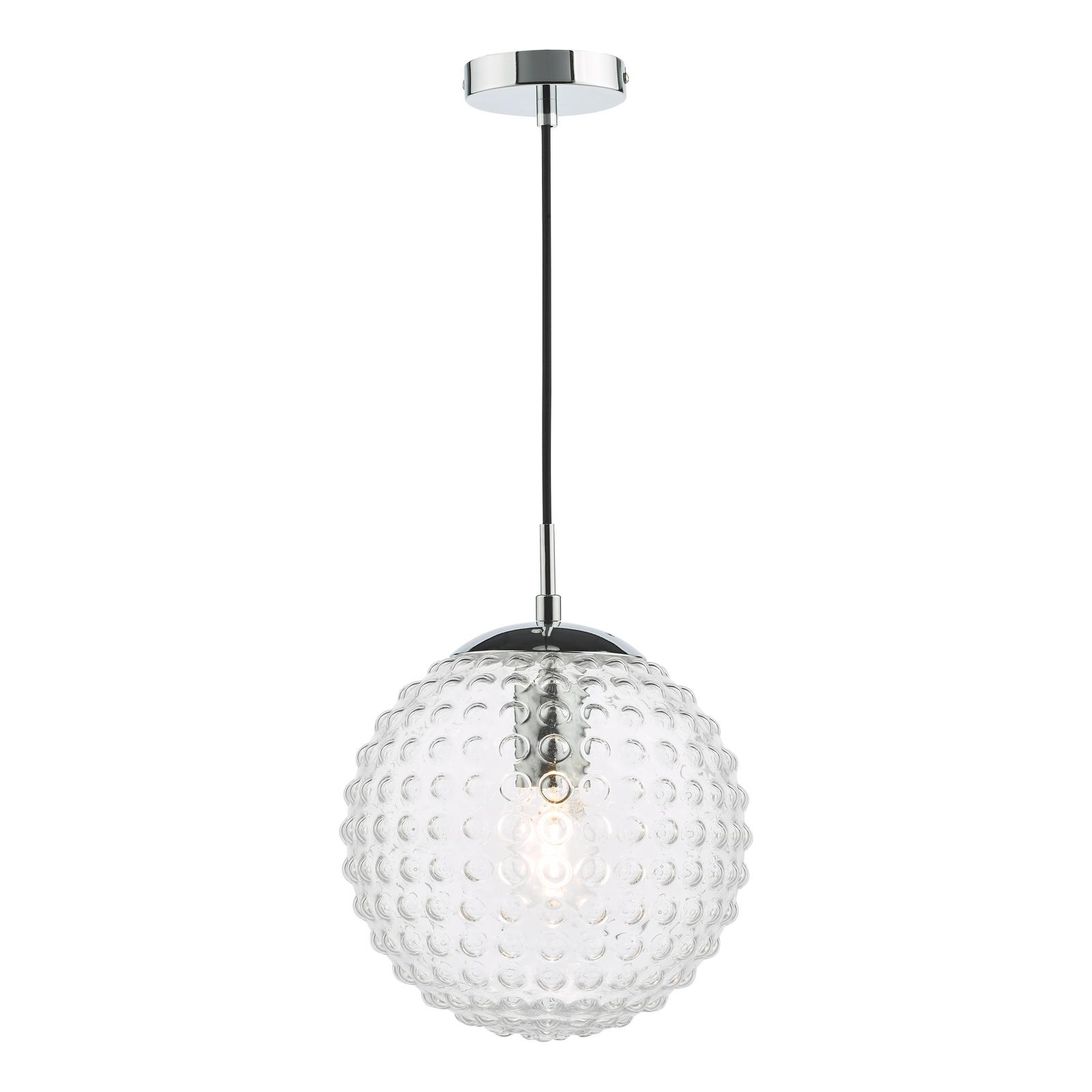 The Lighting Studio   Hobnail Pendant Polished Chrome & Clear Glass, BrandAlley